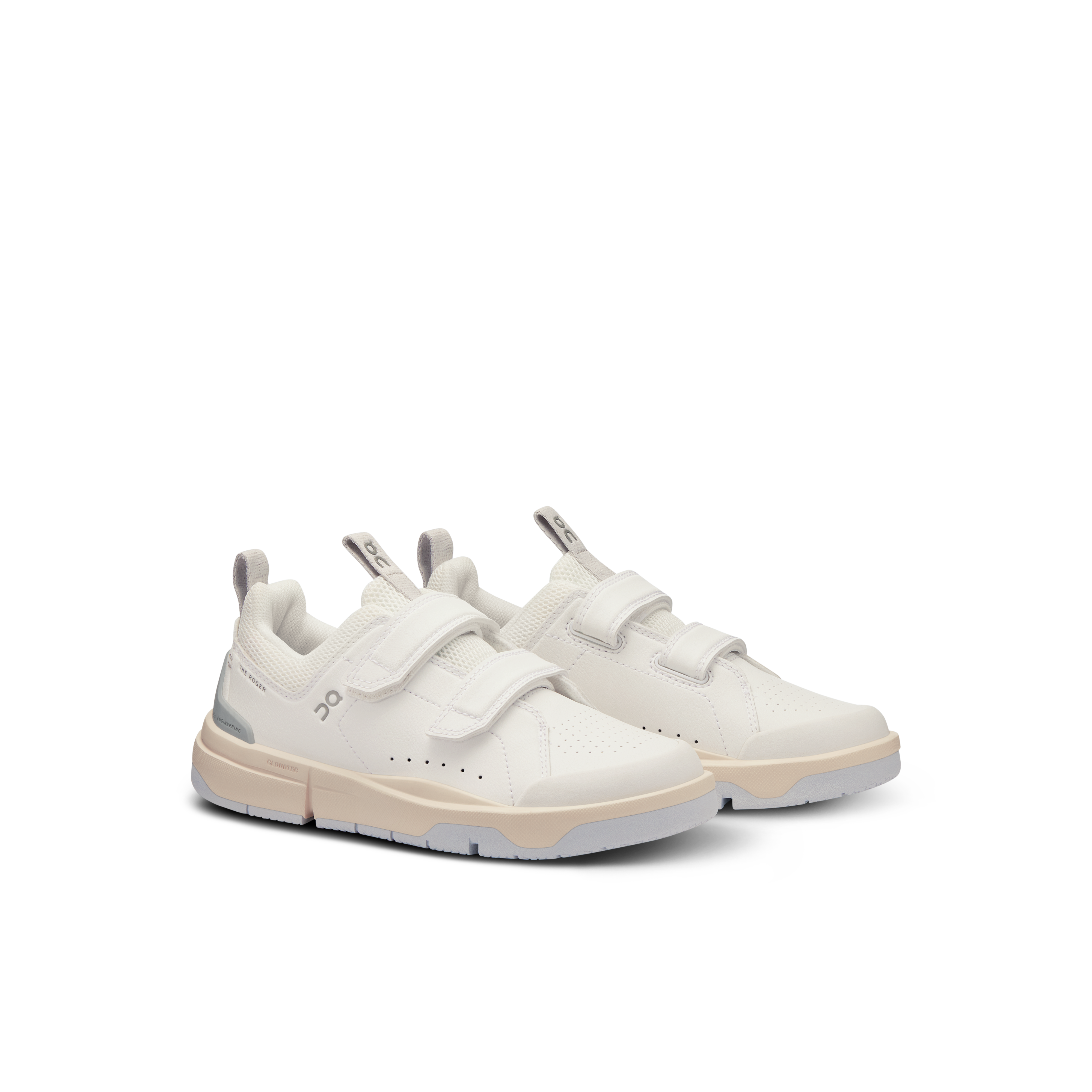 On THE ROGER Kids White & Glacier Kids Active life Shoes
