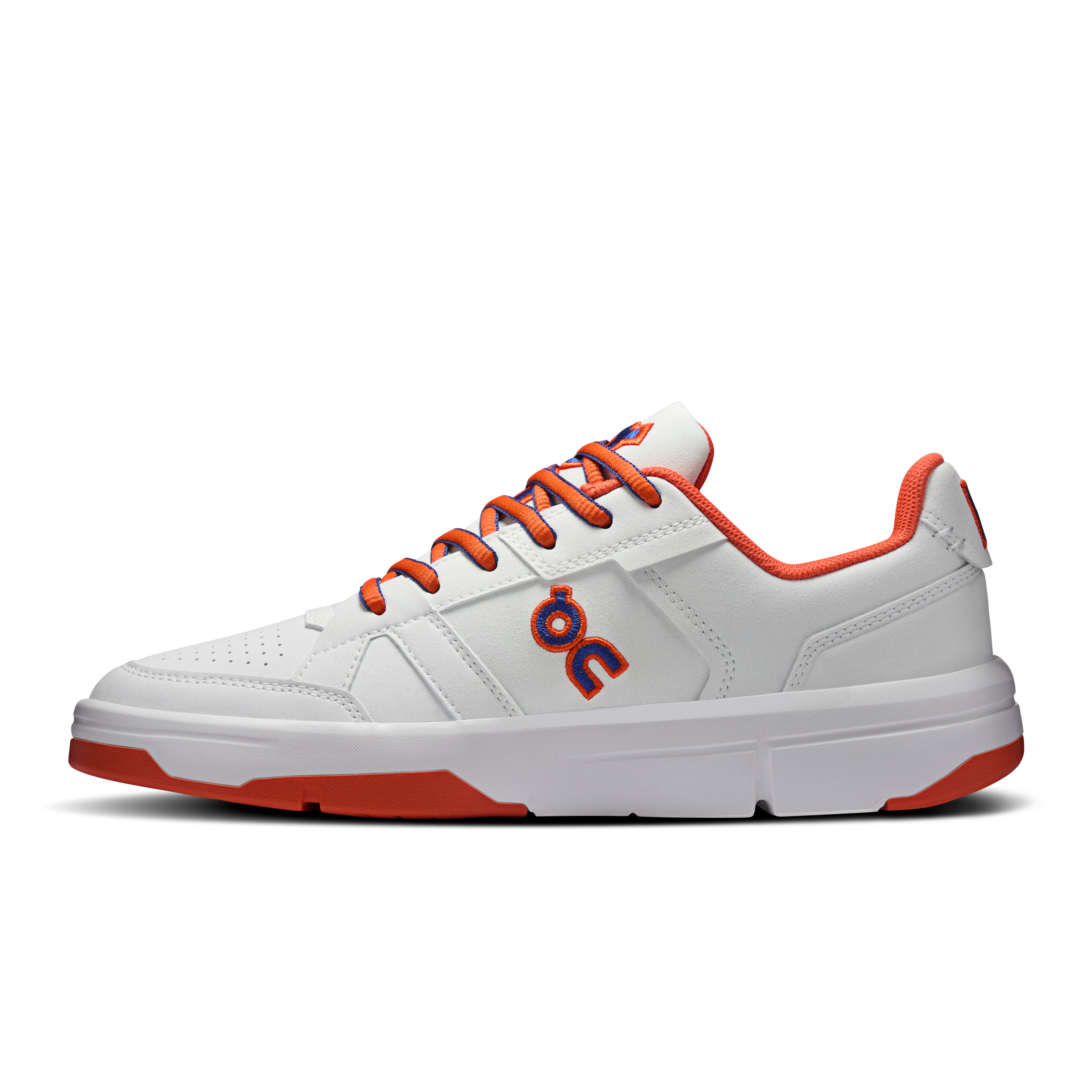 On THE ROGER Clubhouse Varsity White & Flame Women Active life Shoes