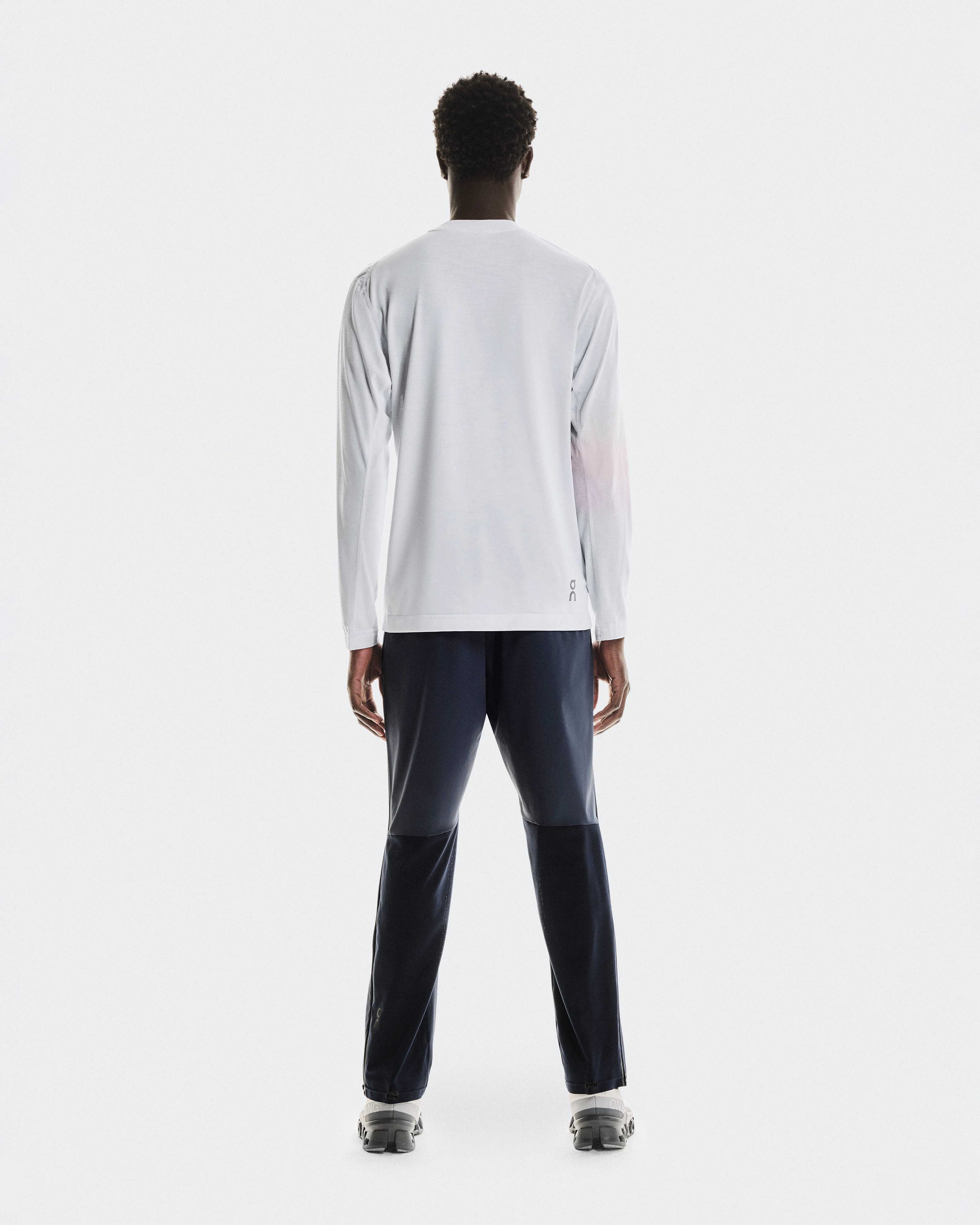 On Track Pants Navy & Navy Men Pants