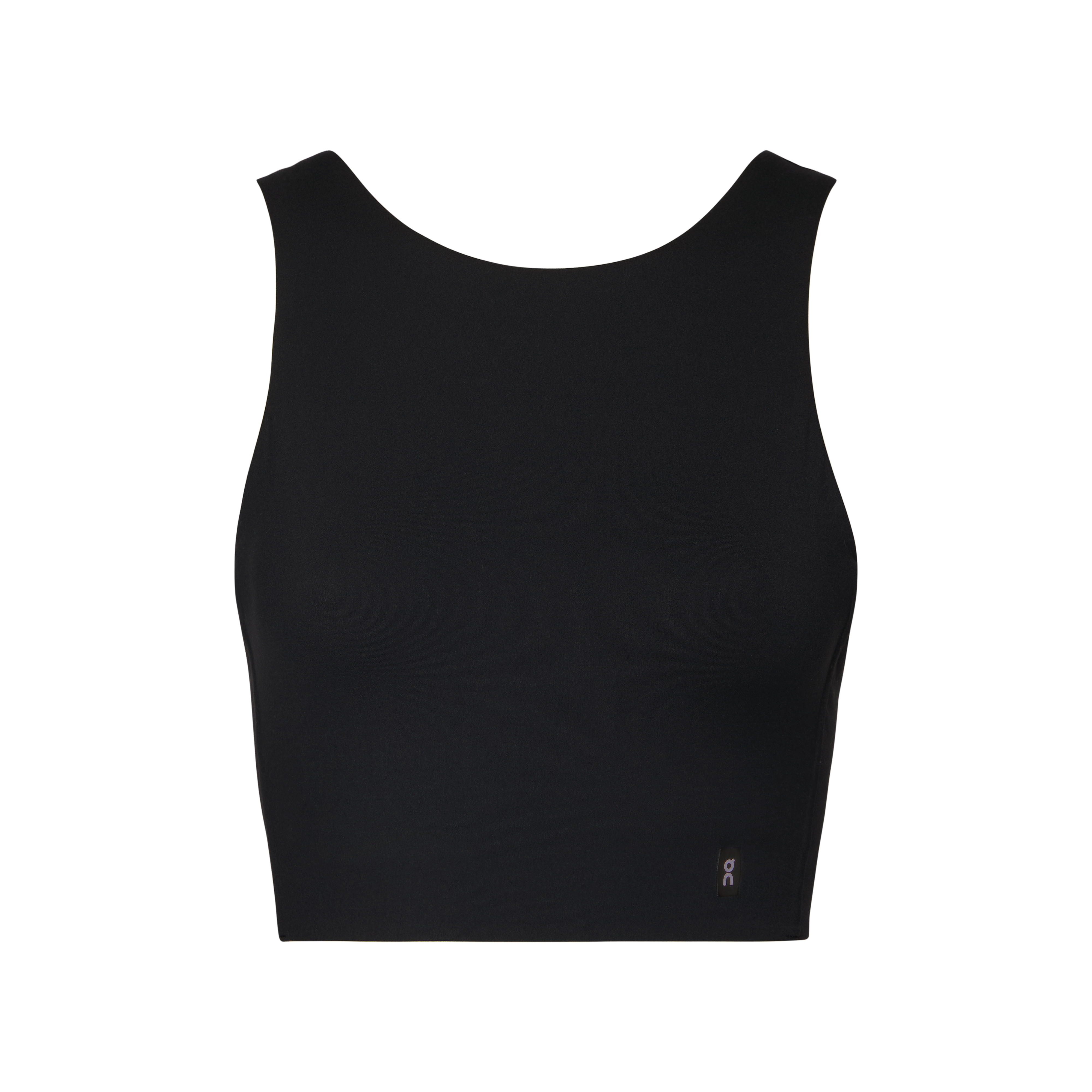 Core 2-in-1 Crop Shirt in Black