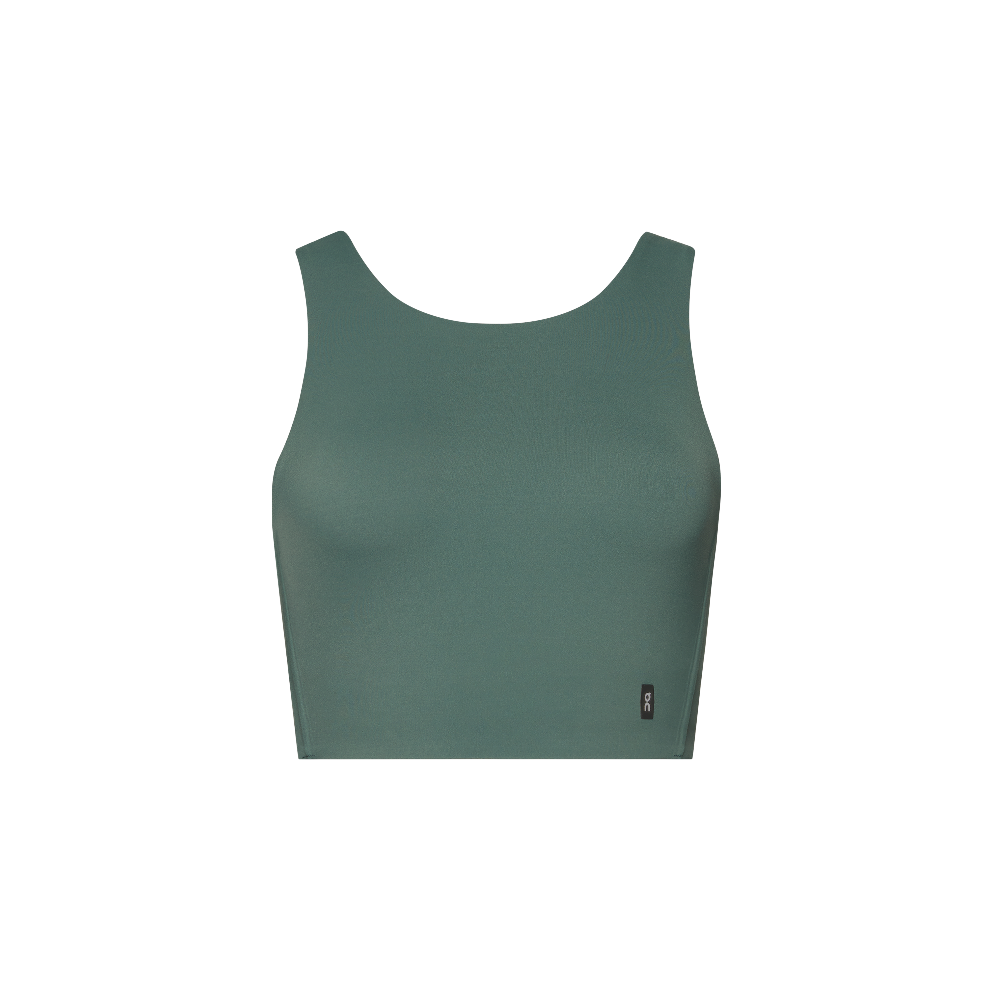 Core 2-in-1 Crop Shirt in Olive