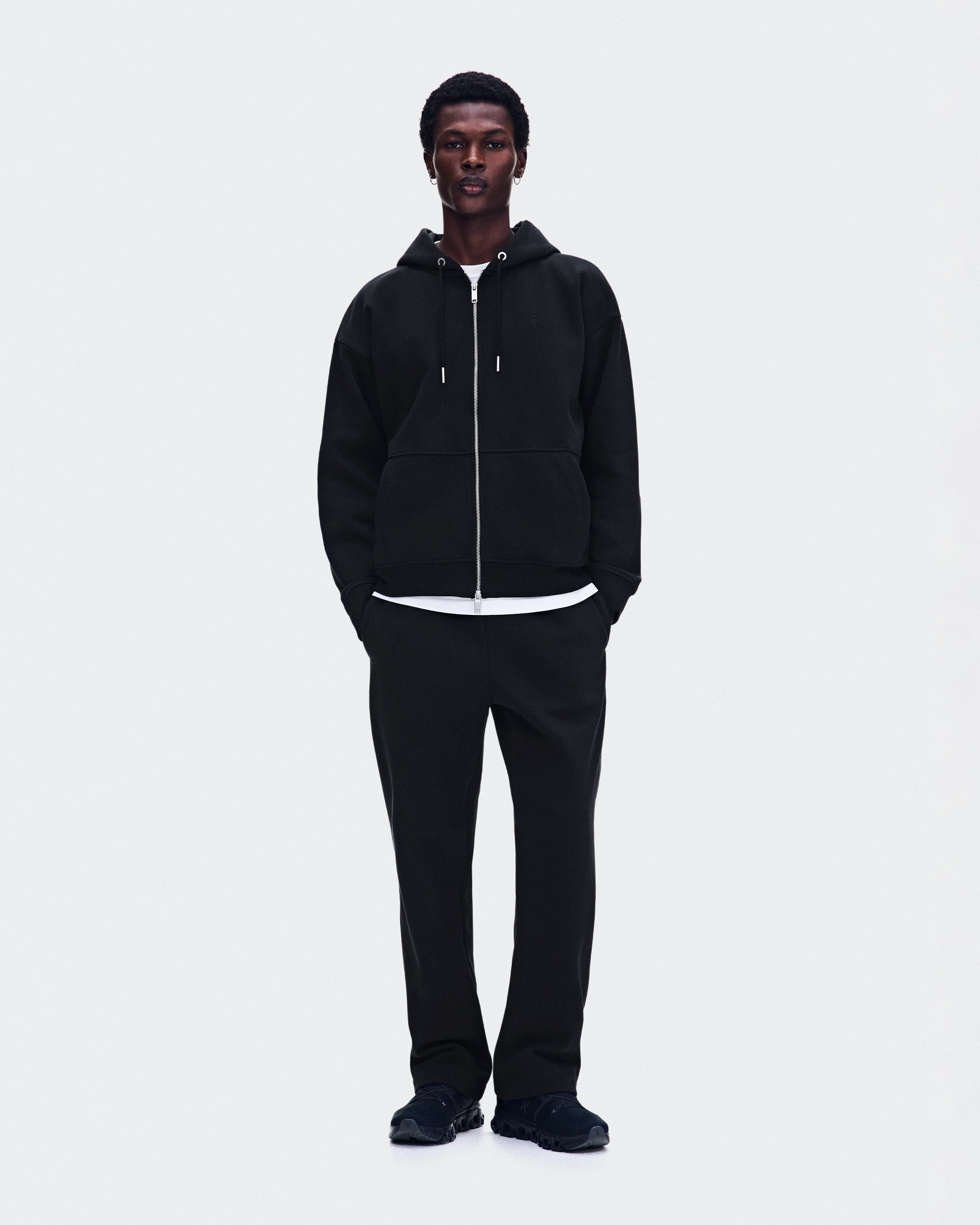 On Club Collective Full Zip Hoodie Black Men Hoodies and sweatshirts
