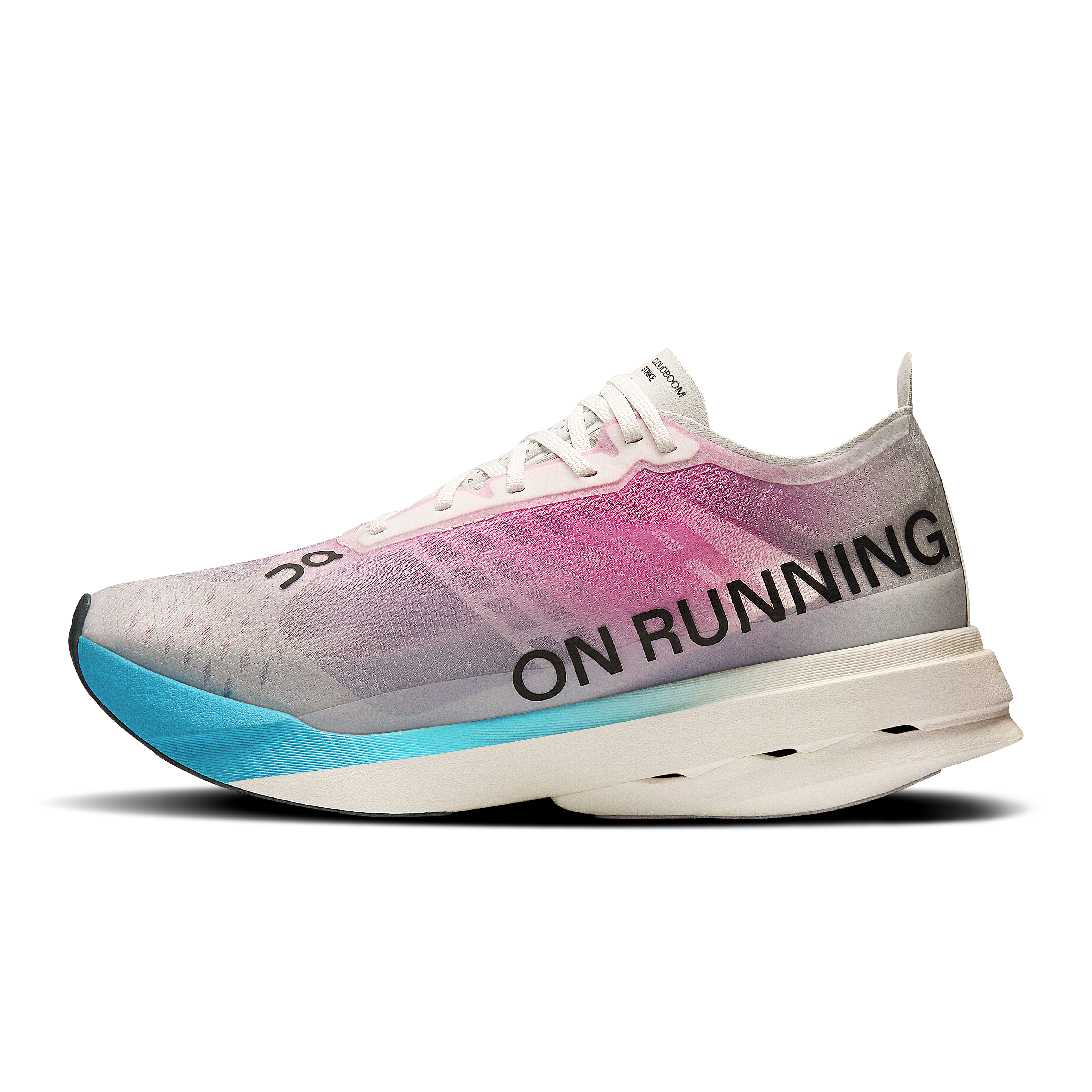 On Cloudboom Strike White & Horizon Women Road running Shoes
