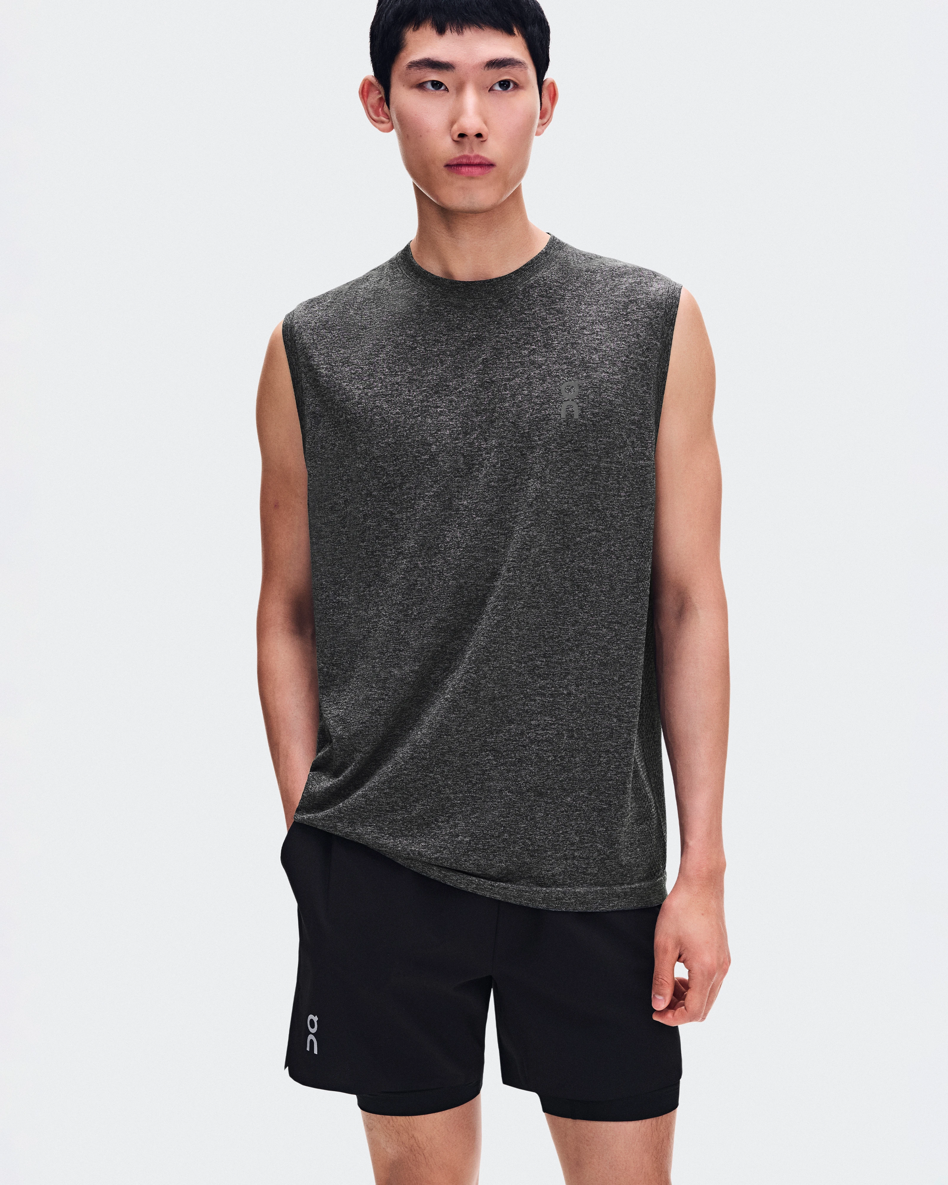 On Train 2-in-1 Shorts Black Men Shorts