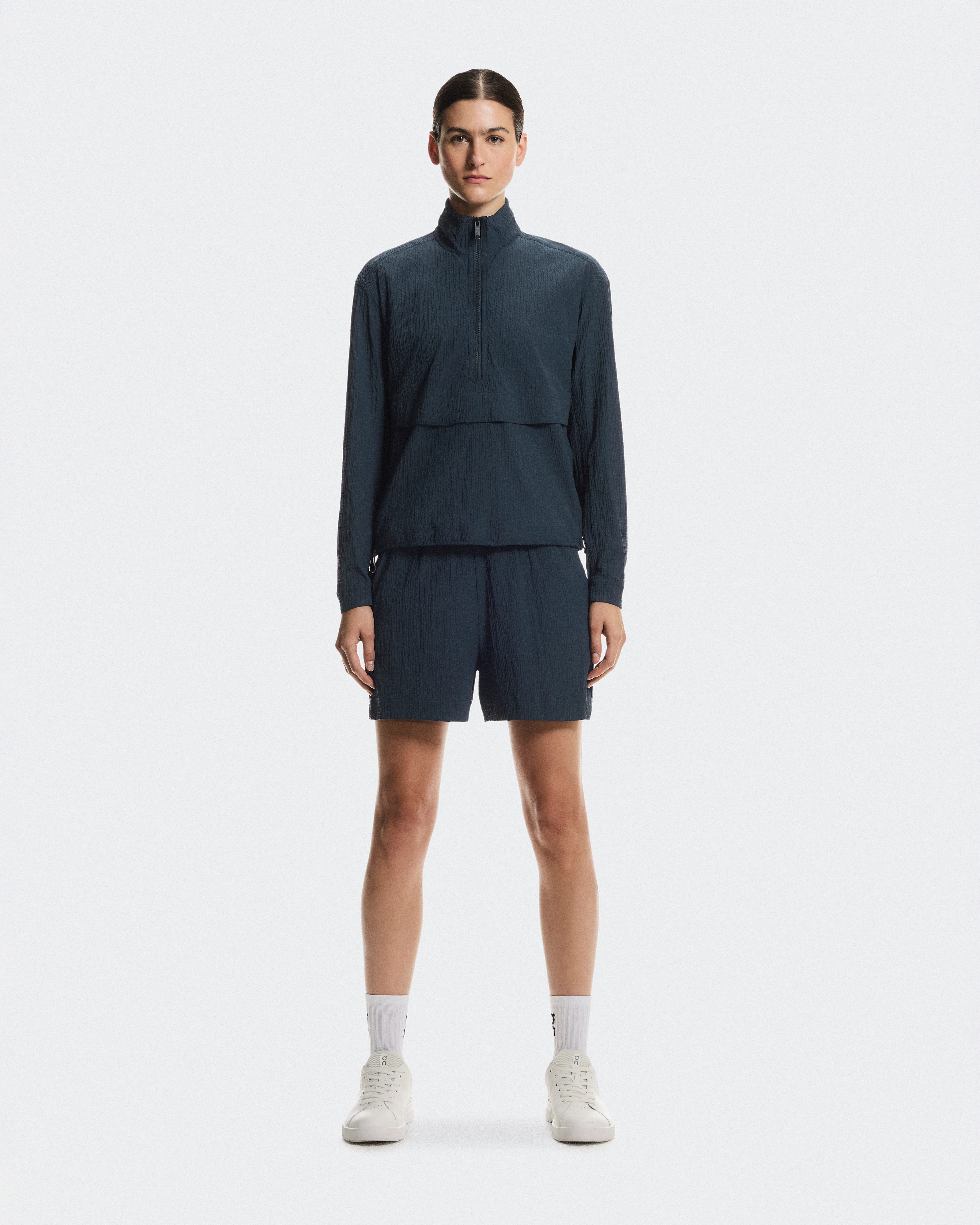 On Courtside 1/2 Zip Eaze Midnight Women Hoodies and sweatshirts