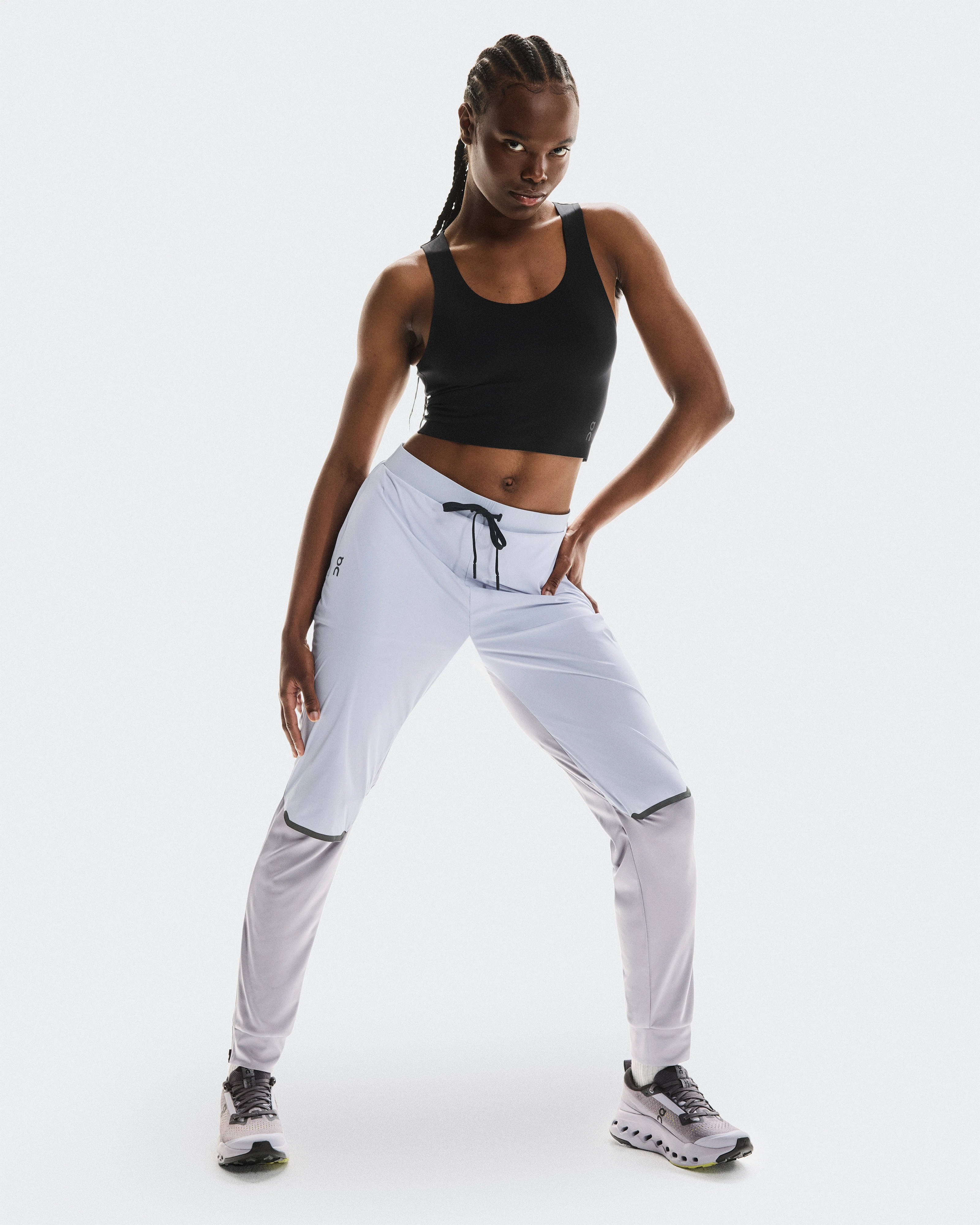 On Weather Pants Nimbus & Lilac Women Pants