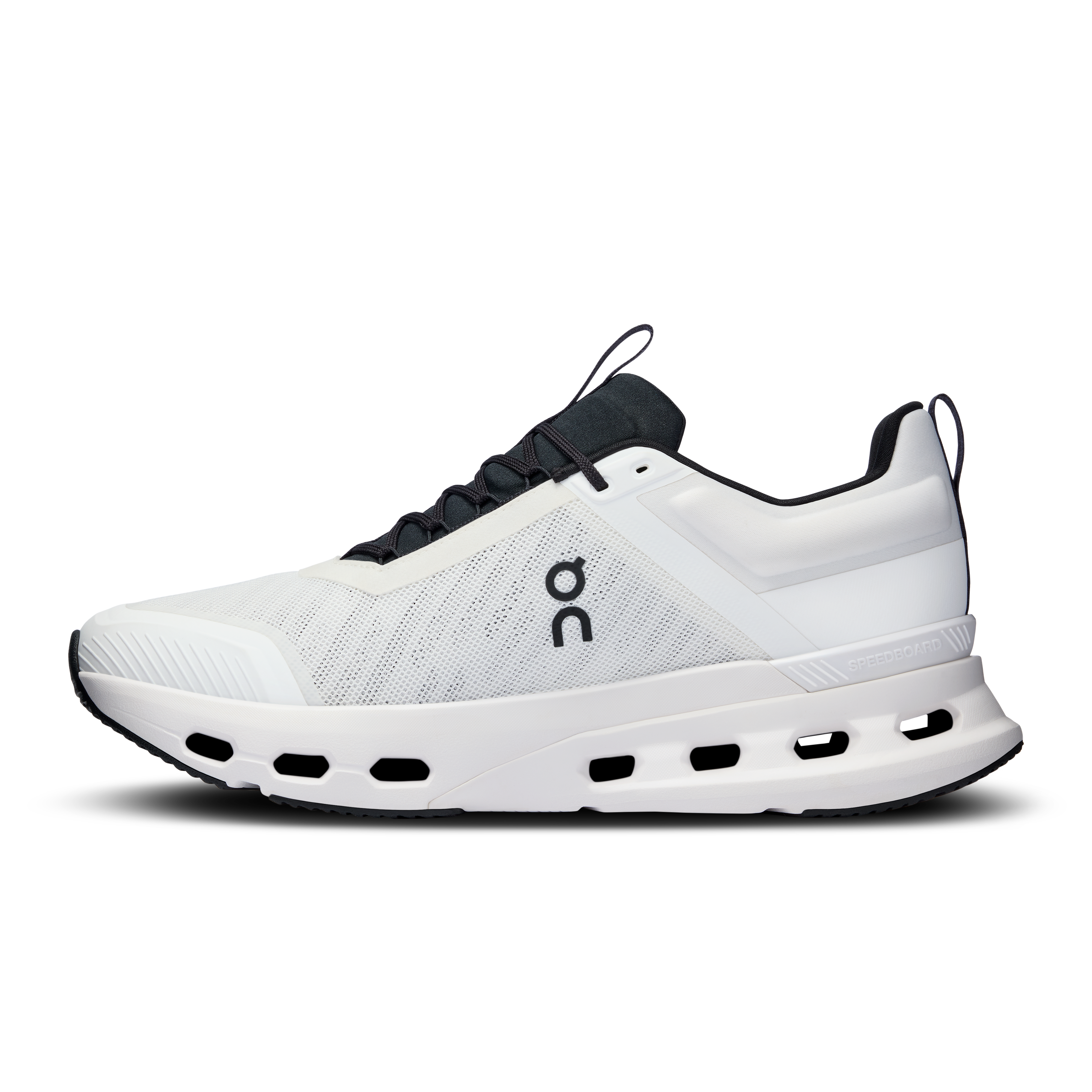On Cloudnova X White & Black Men training_shoes Shoes