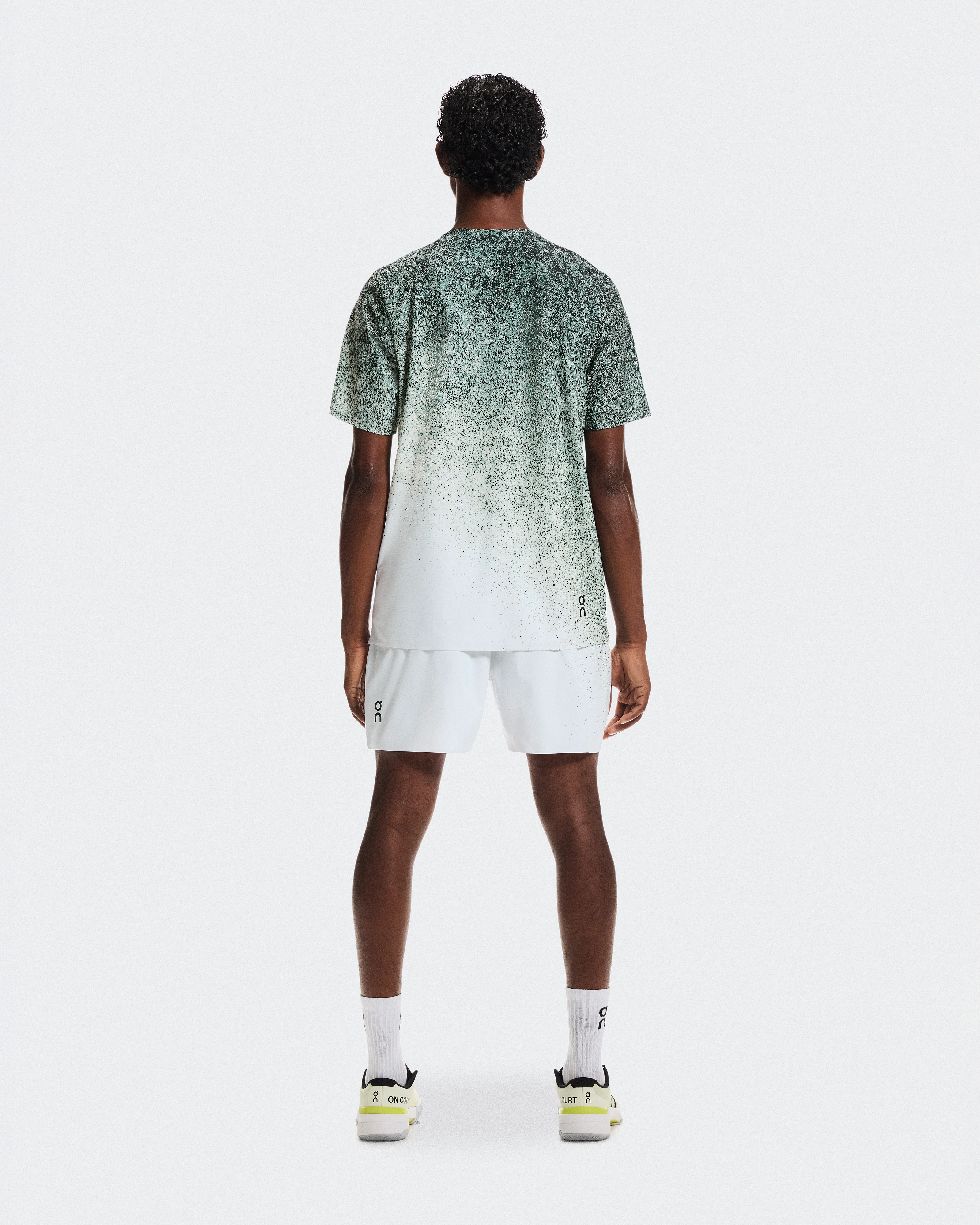 On Court-T Fade Mineral & White Men Tops and t-shirts