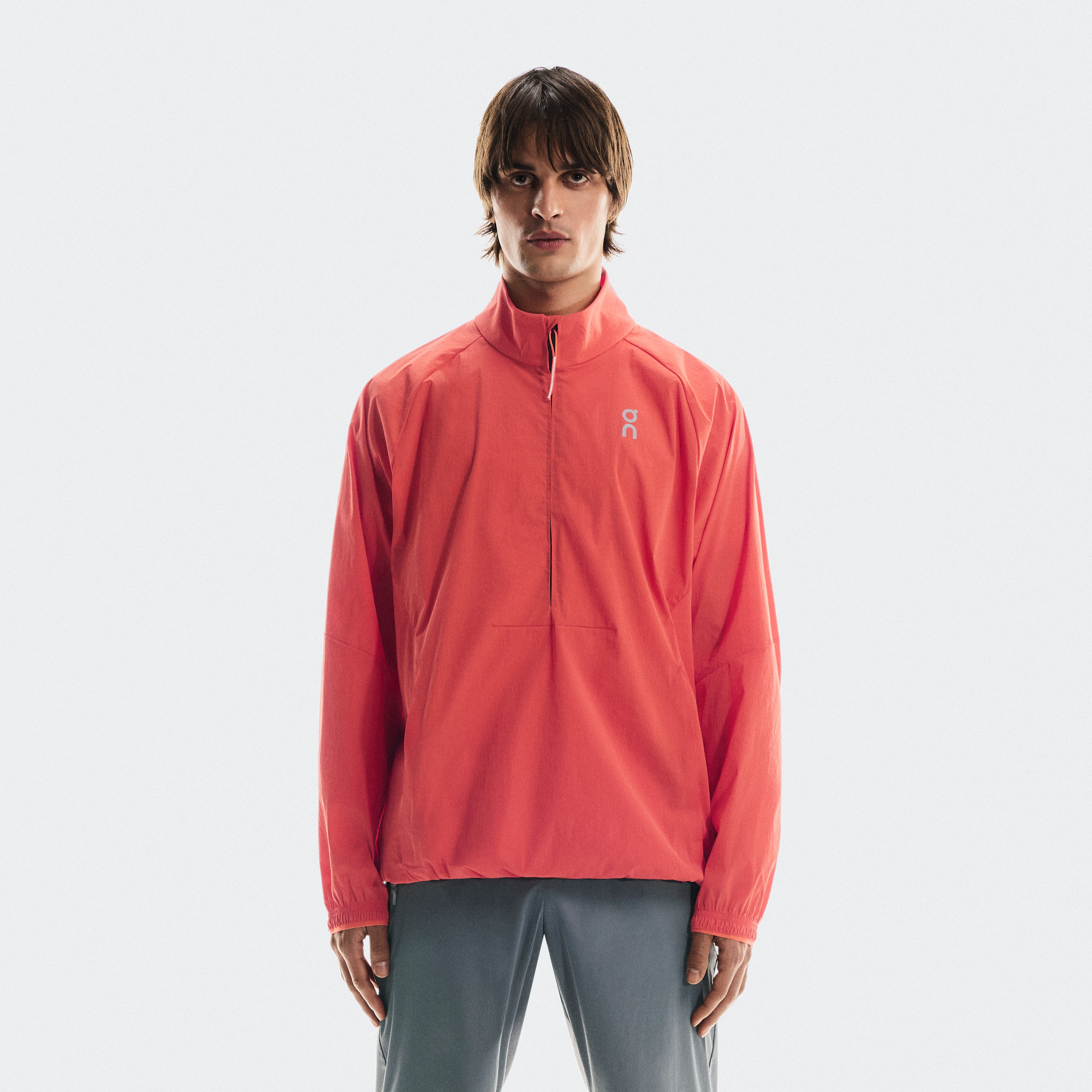 On All-Day 1/2 Zip Jacket Coral Men – Everyday, travel, essential Jackets