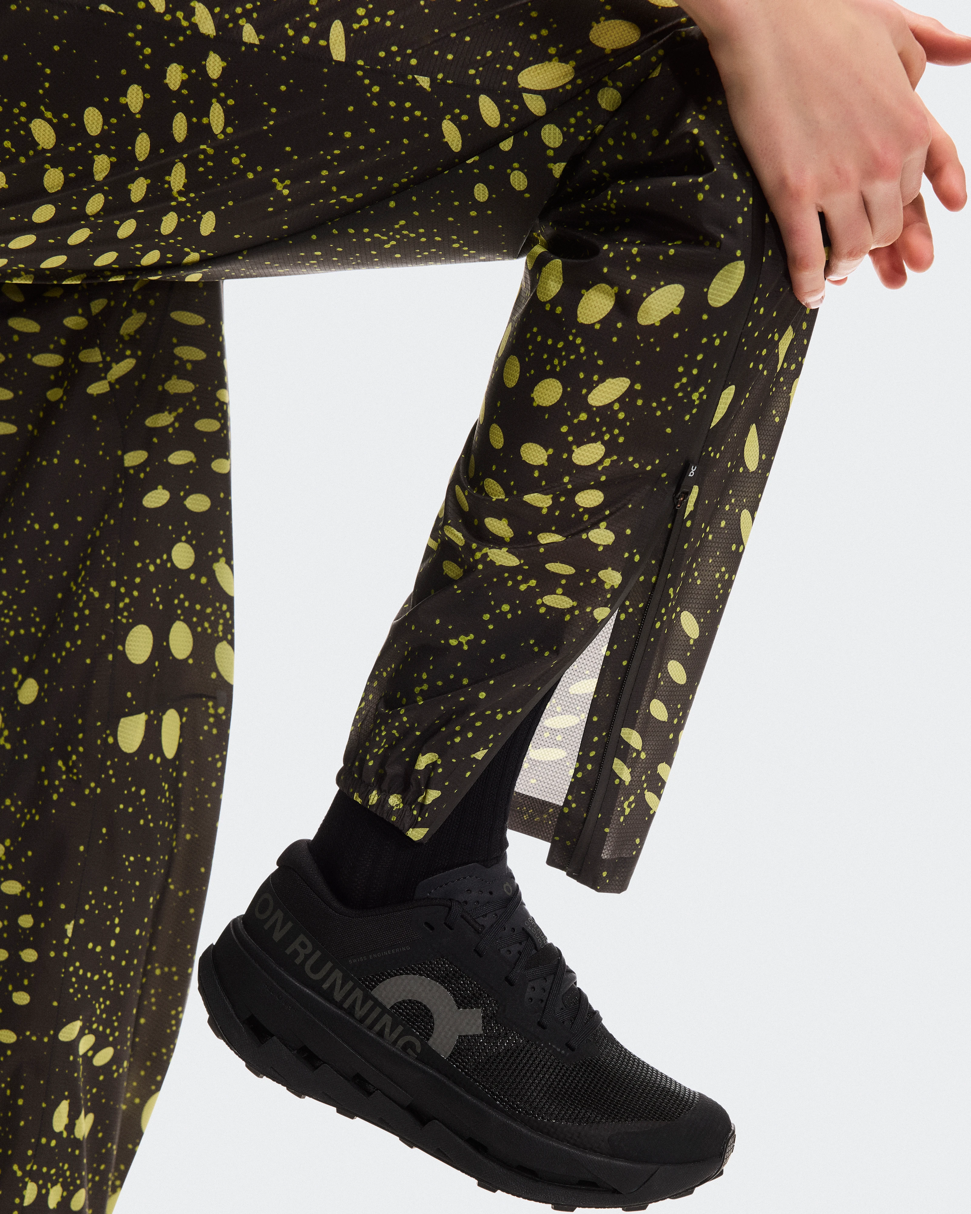 On Ultra Pants Iron & Lime Women Pants