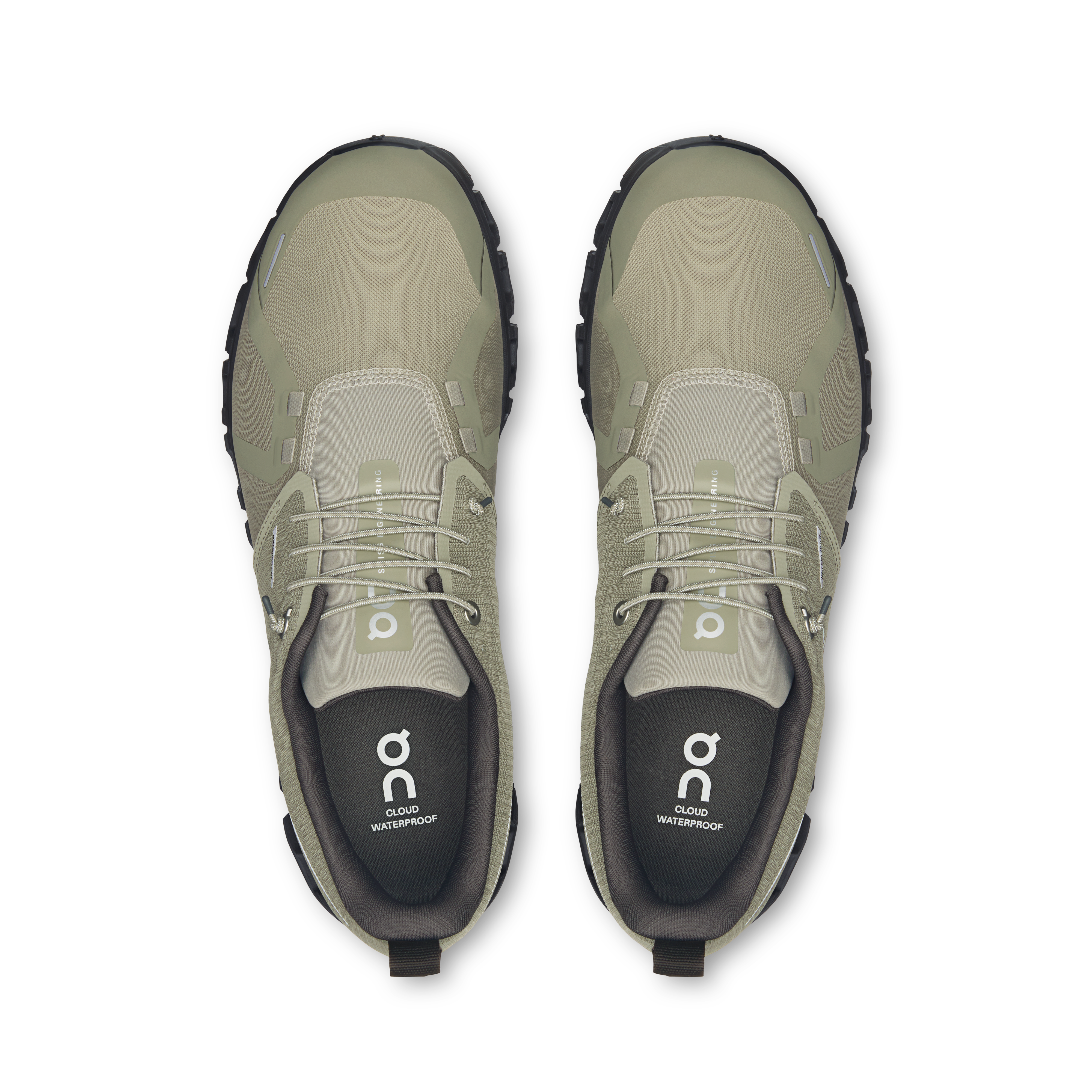 On Cloud 6 Waterproof Olive & Espresso Men Active life Shoes
