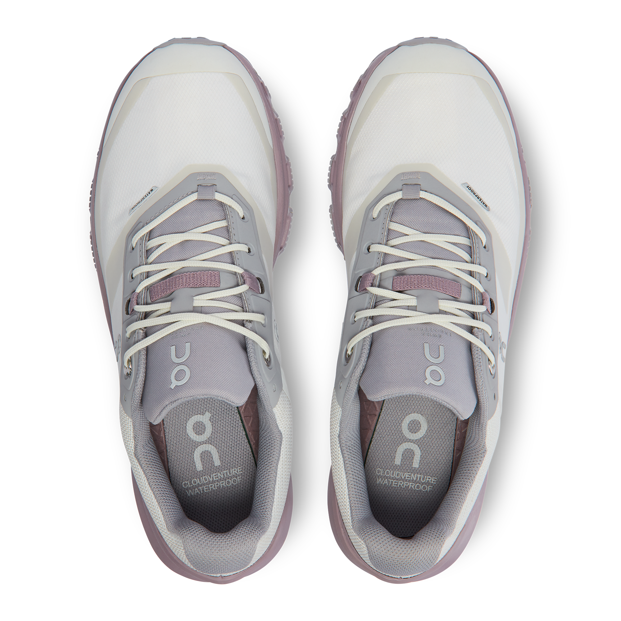 On Cloudventure Waterproof Ice & Heron Women Trail running Shoes
