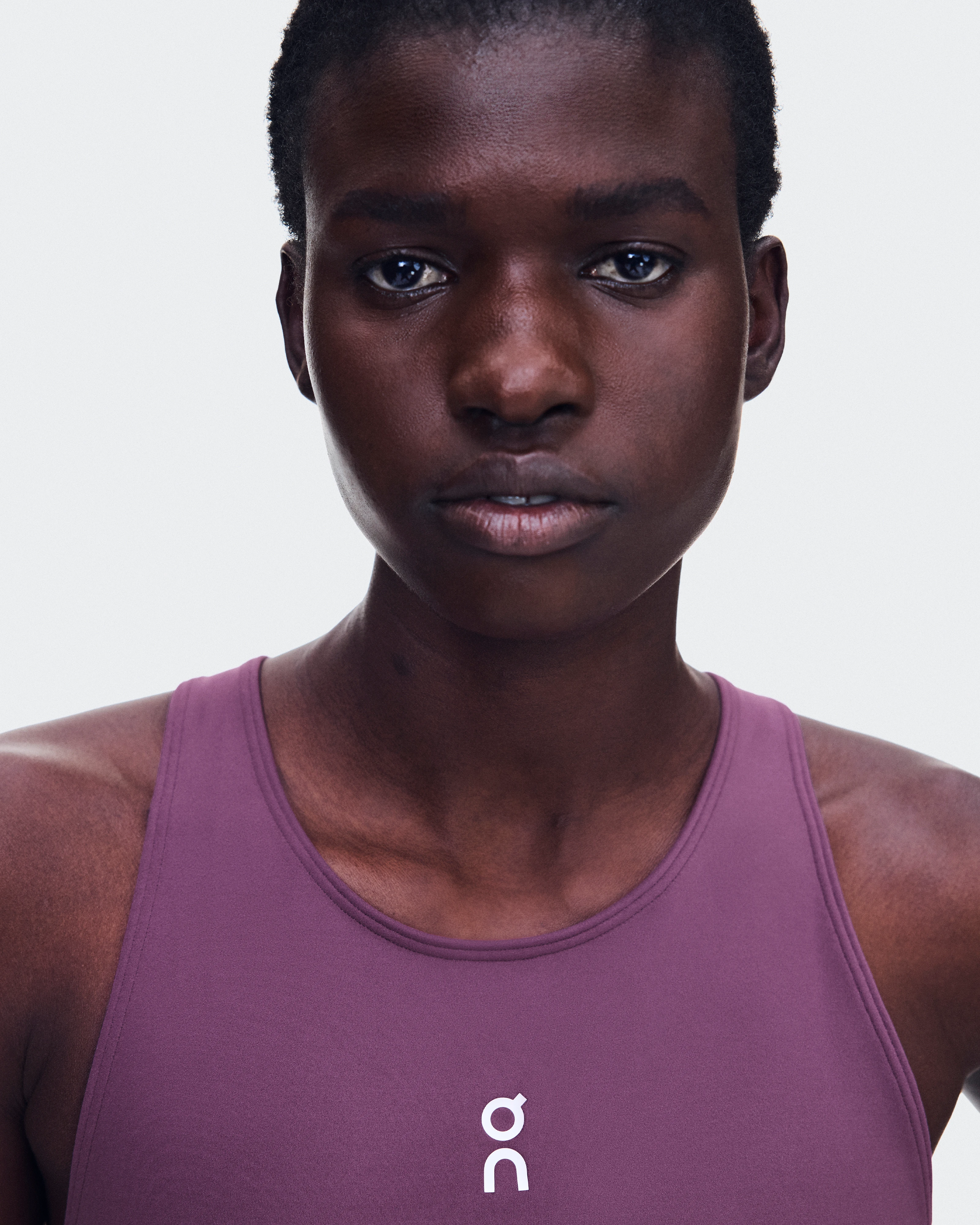 On Court Crop Top Cassis Women Tops and t-shirts
