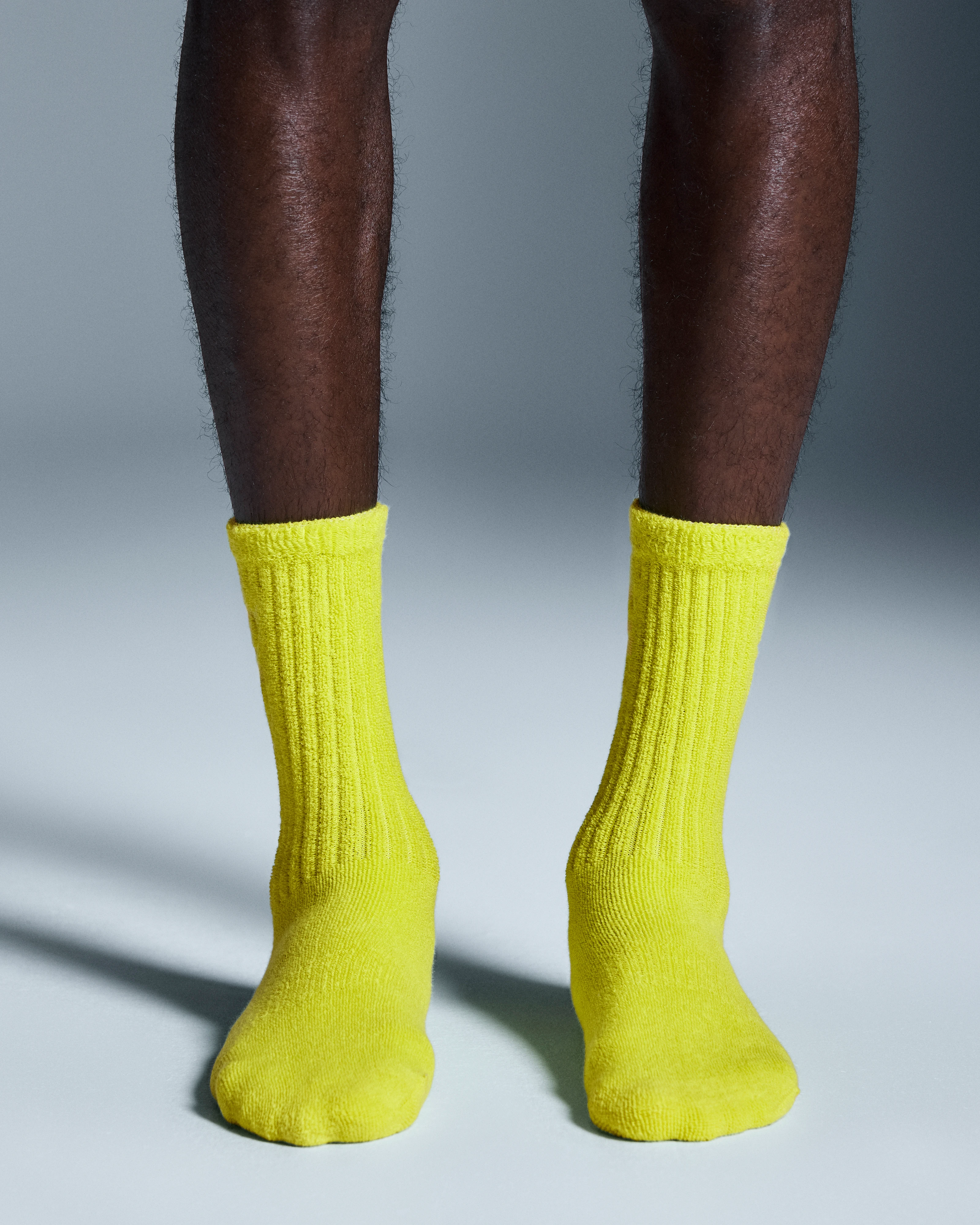 On Terry Sock High Lime Unisex Socks