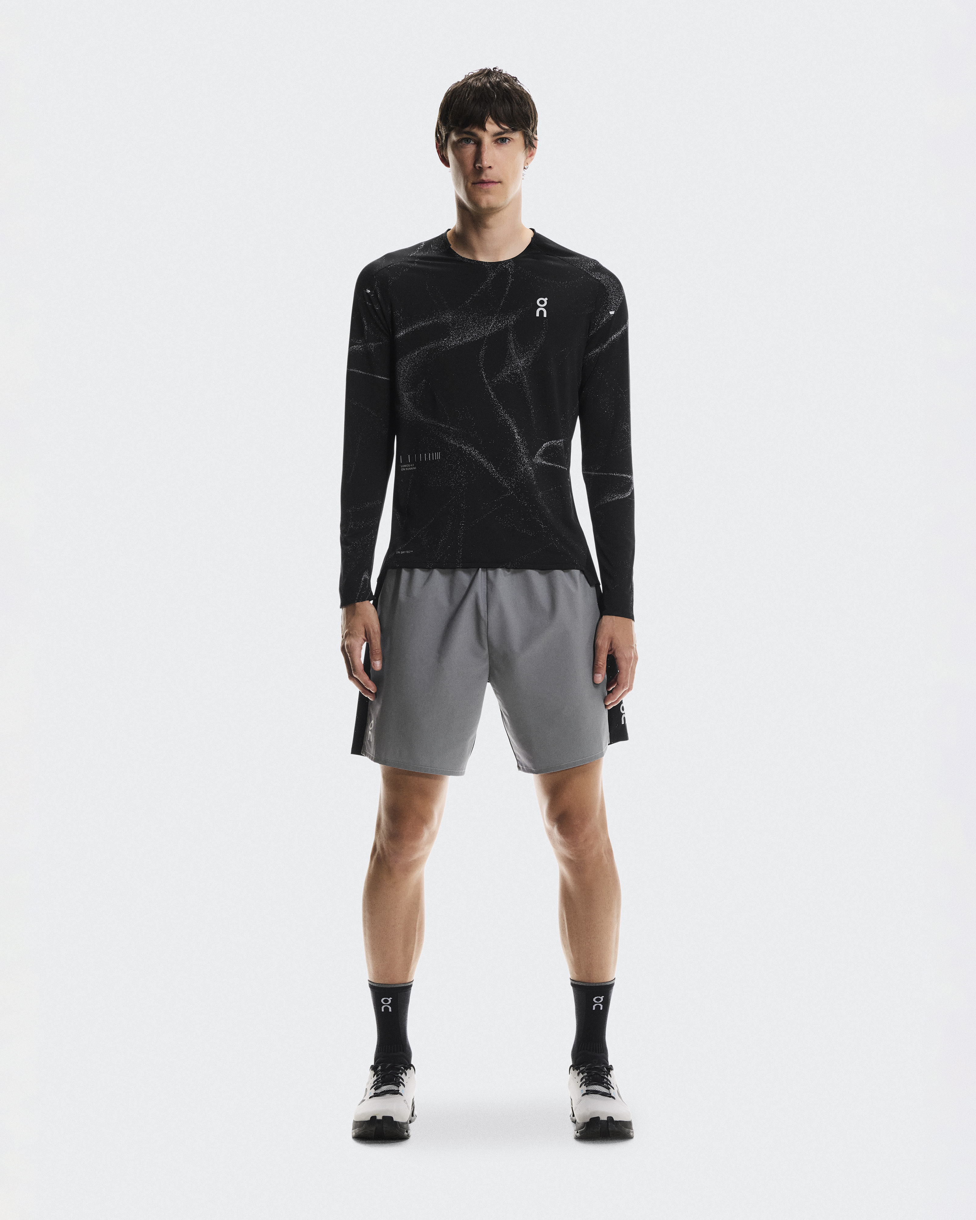 Performance Long-T Lumos Long-Sleeve Shirt in Black