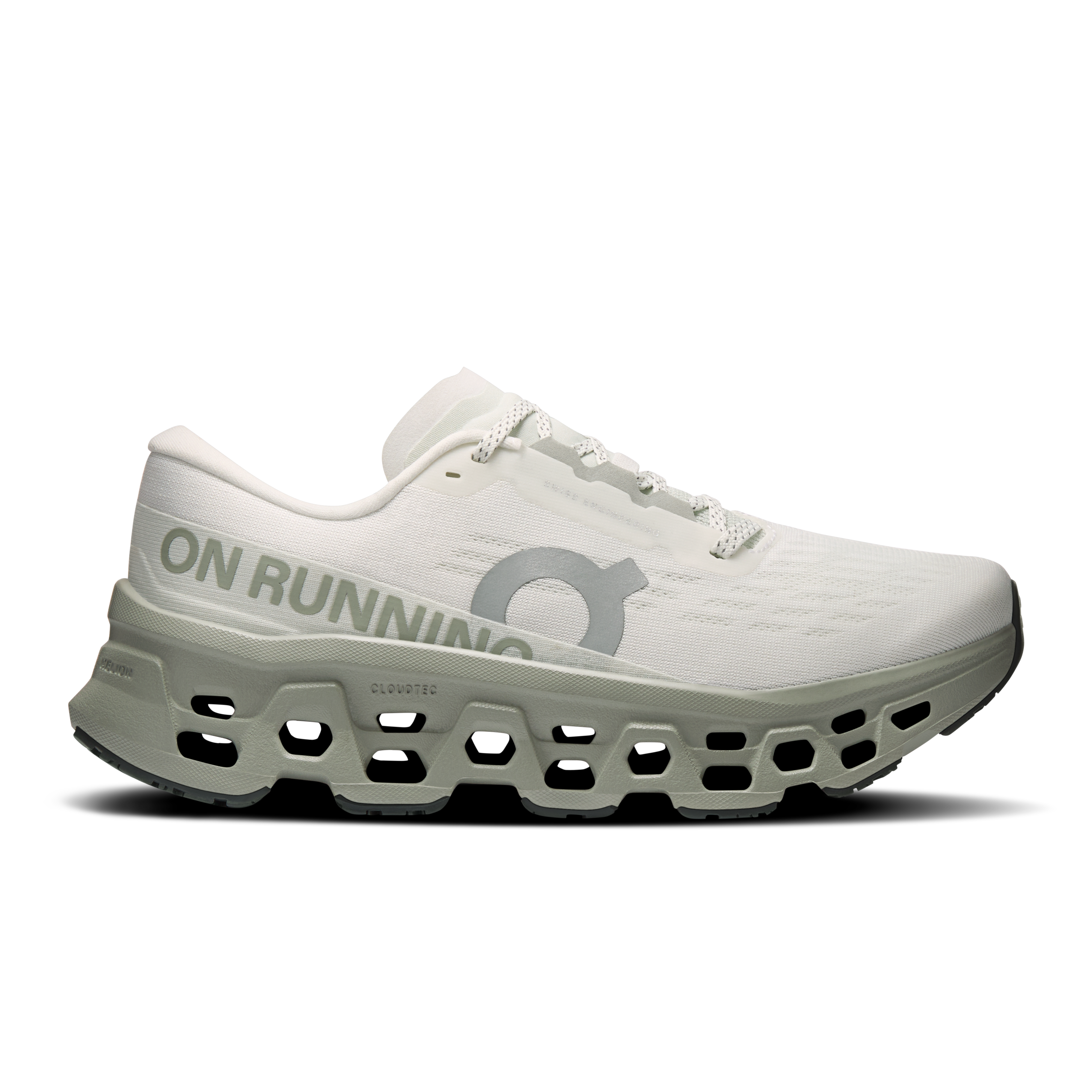 Cloudmonster 3 Road Running Shoe in Ivory/Tin