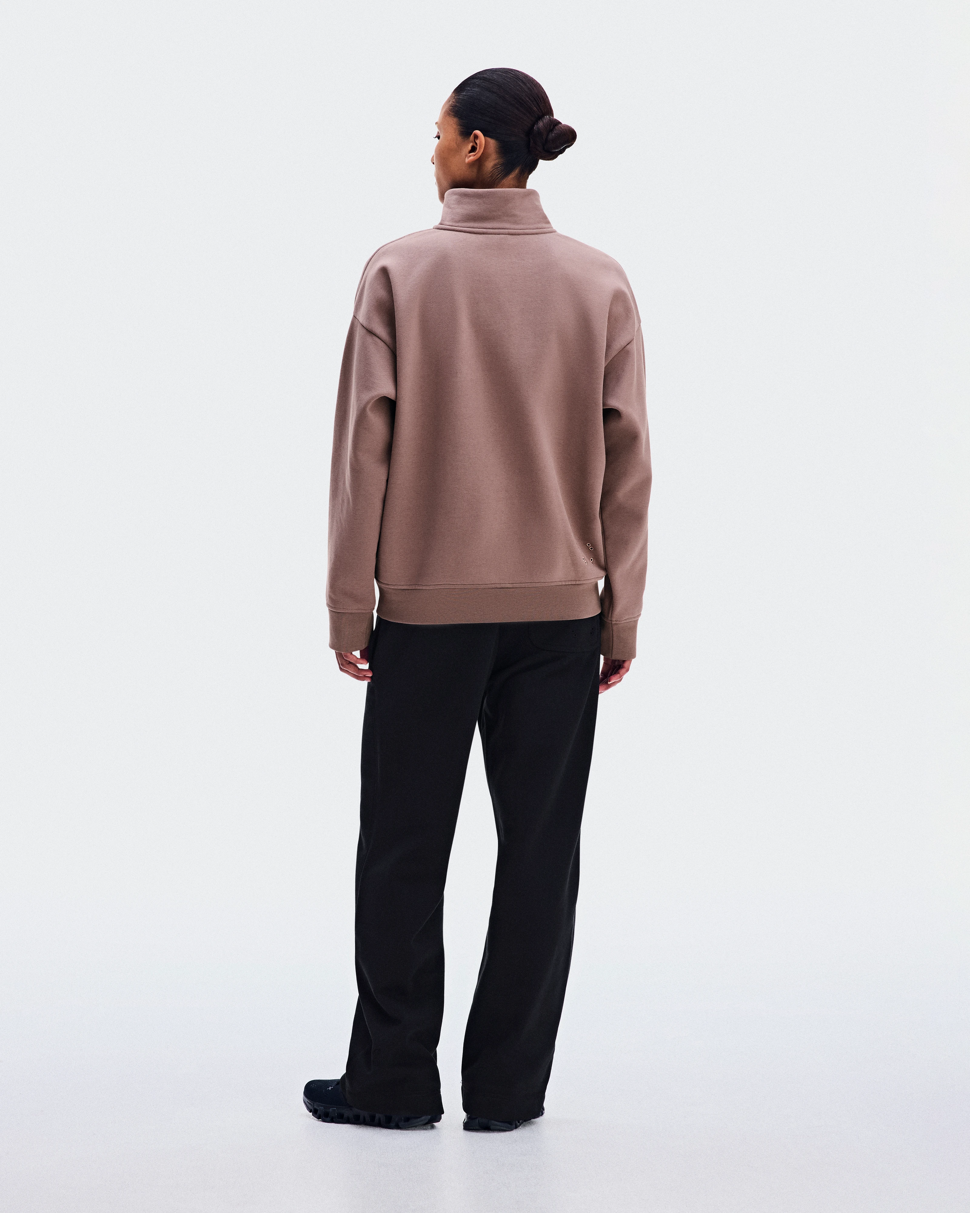 On Club Collective 1/4 Zip Clove Women Hoodies and sweatshirts