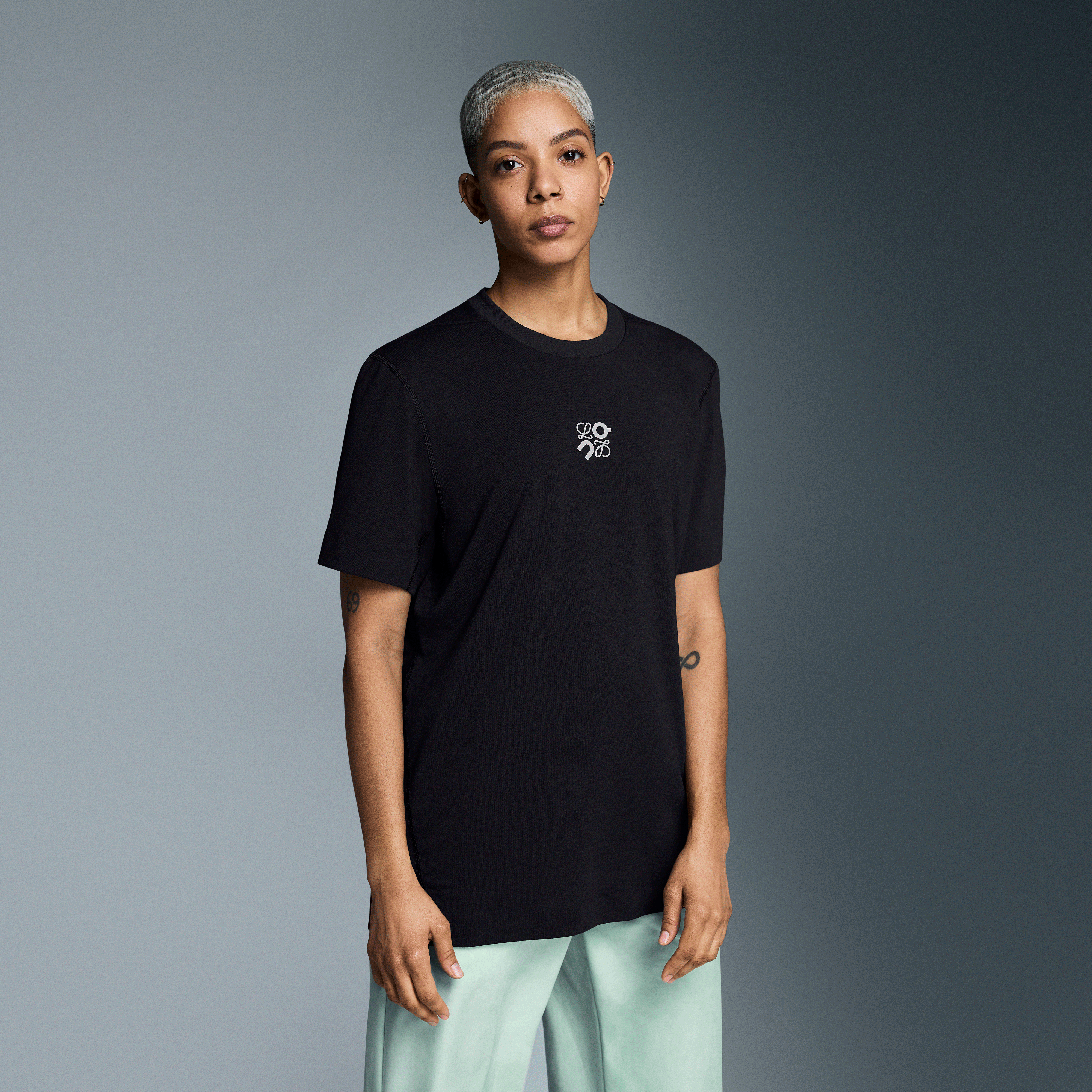 On Active T-Shirt LOEWE Black Women – Versatile workouts, limited edition, LOEWE × On Tops and t-shirts