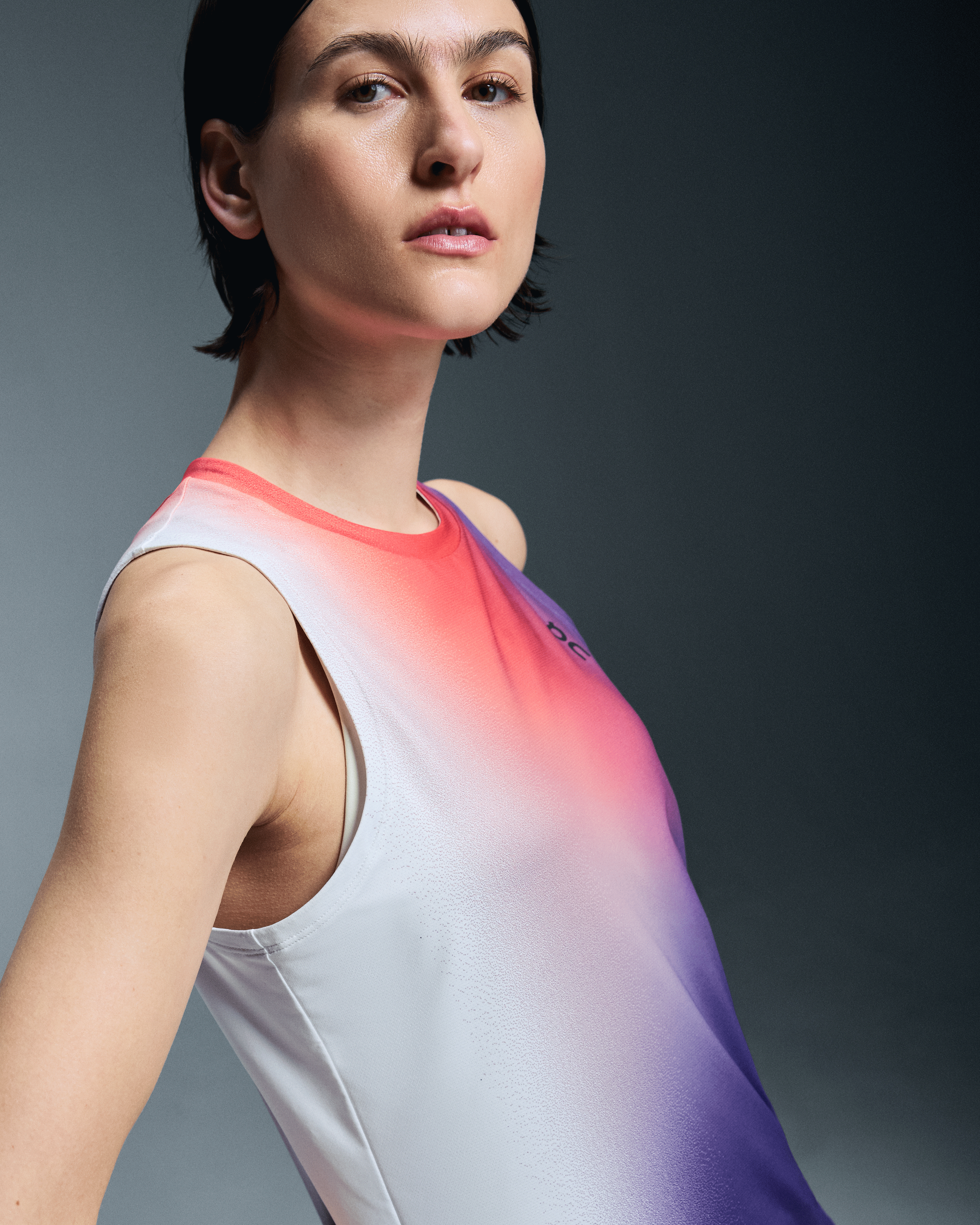 On Court Tank White & Flame Women Tops and t-shirts