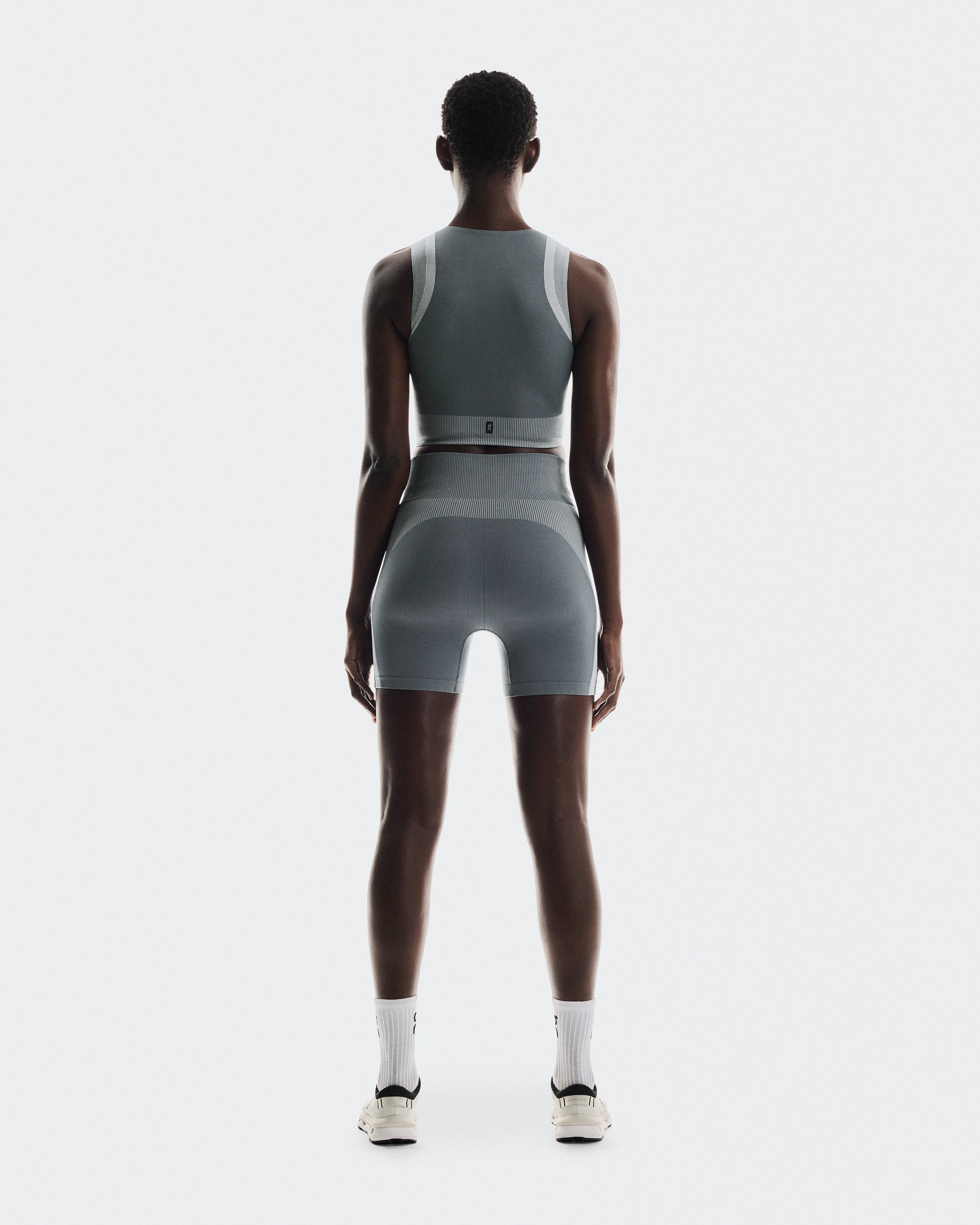 On Studio Knit Shorts Rock & Glacier Women Shorts