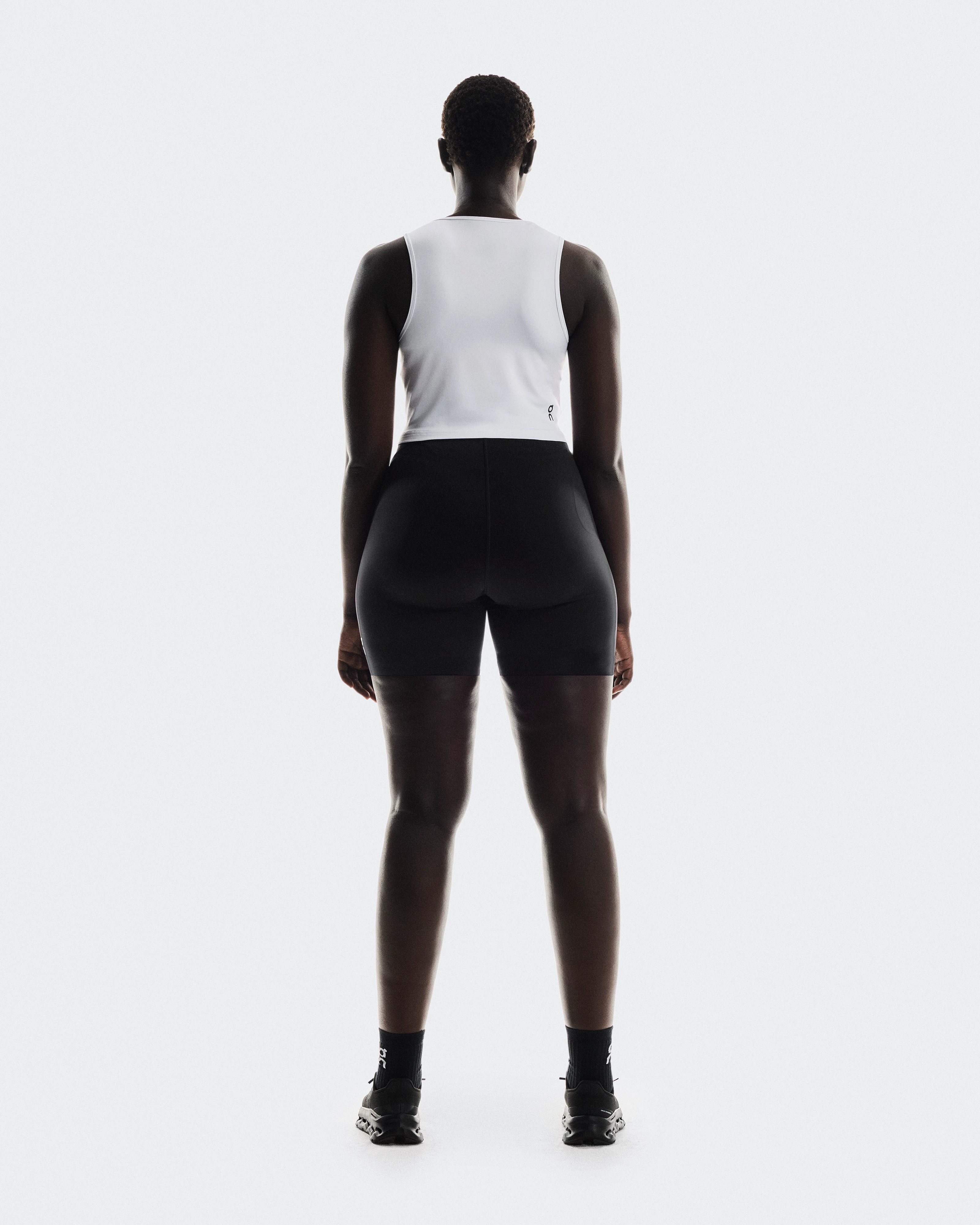On Studio Cut-Out Crop White Women Tops and t-shirts