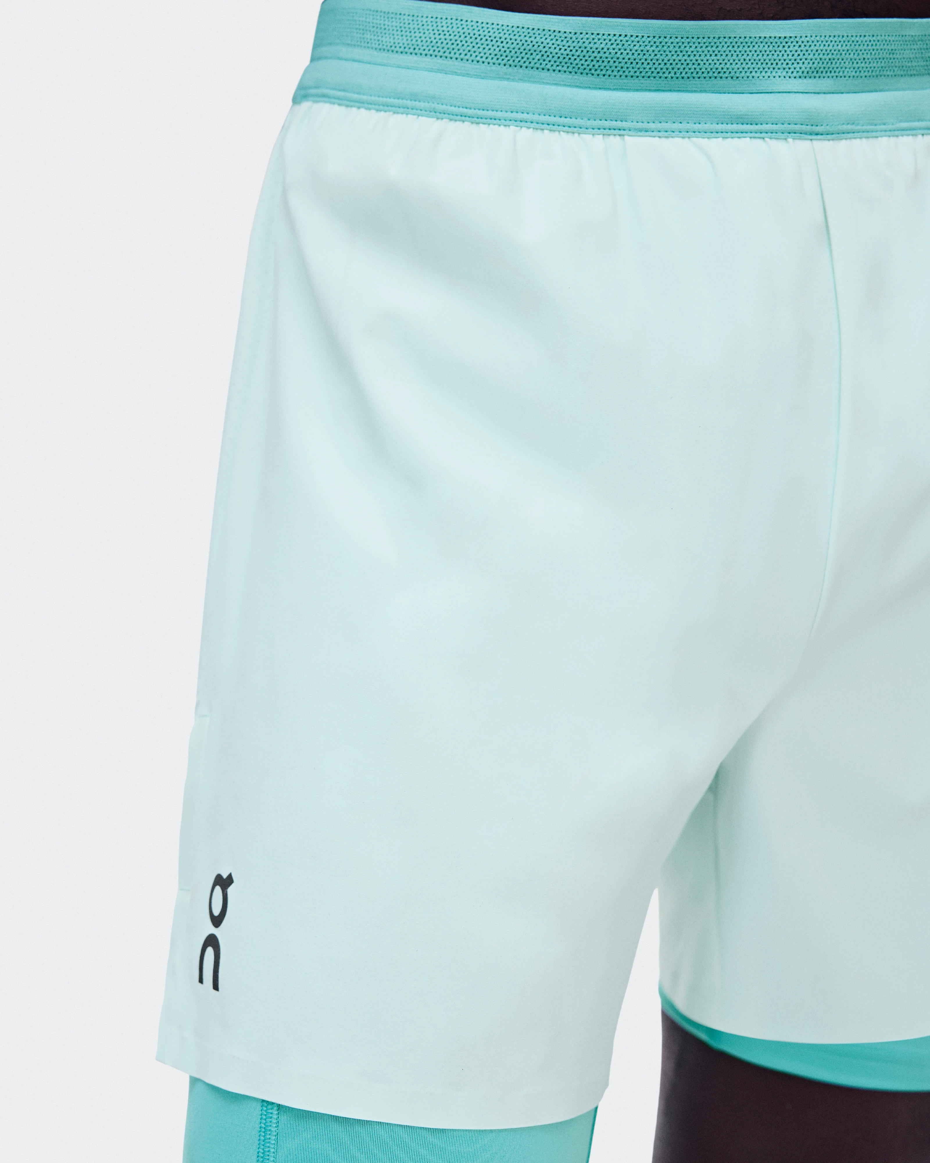 On 5" Performance 2/1 Shorts Flurry & Aquamarine Men Shorts