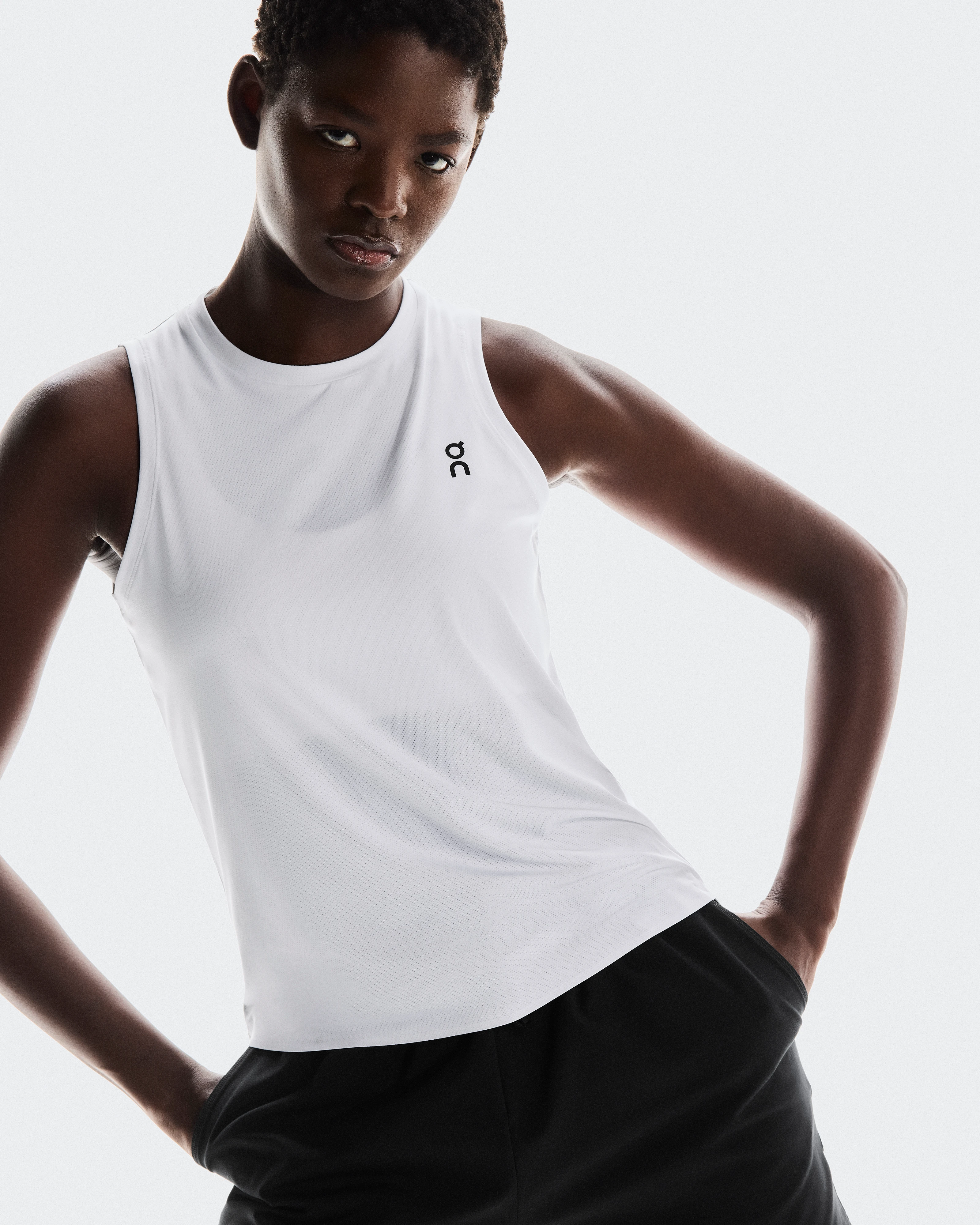 On Court Tank All White Women Tops and t-shirts