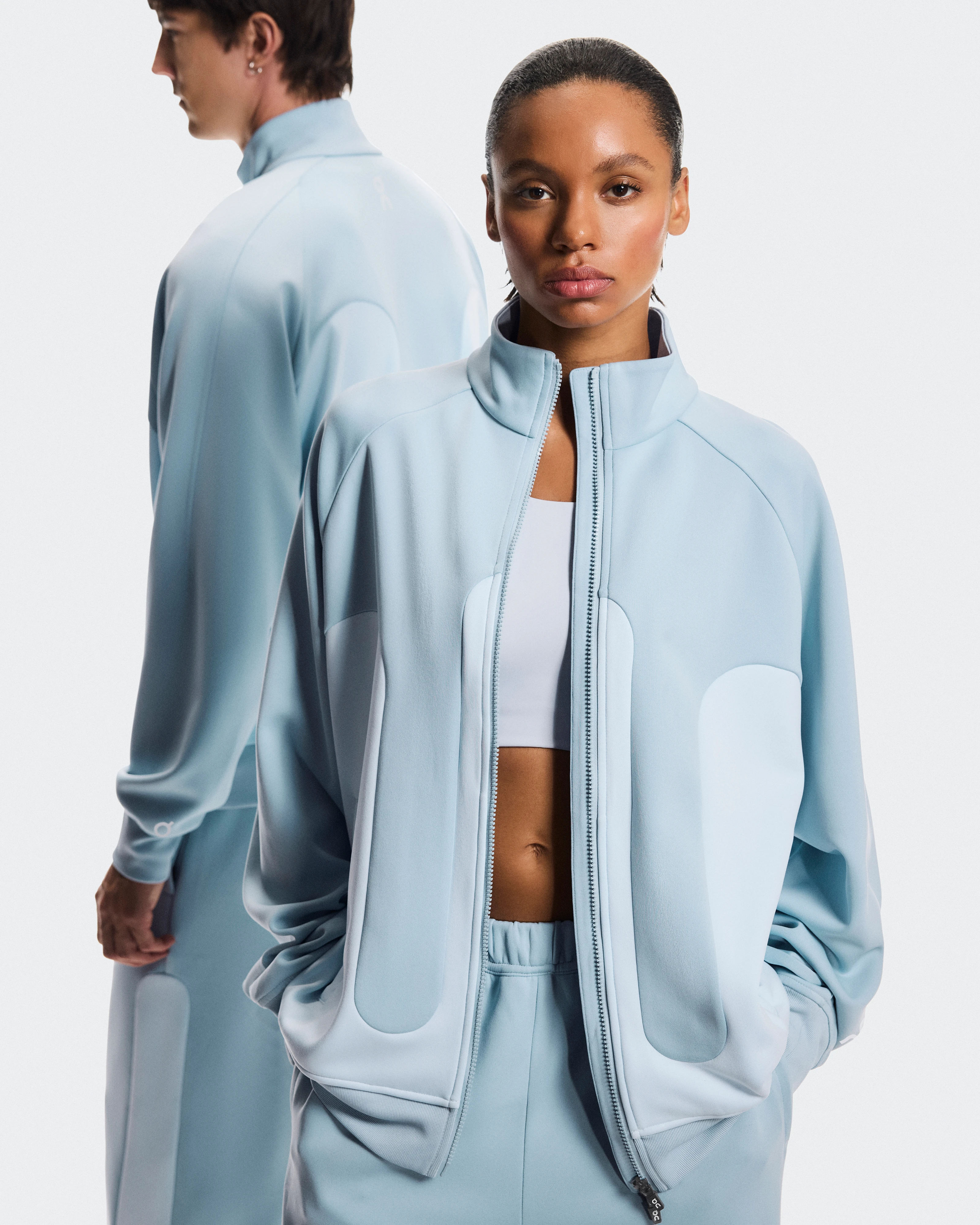 On Track Jacket IKON Cascade & Chambray Unisex Jackets