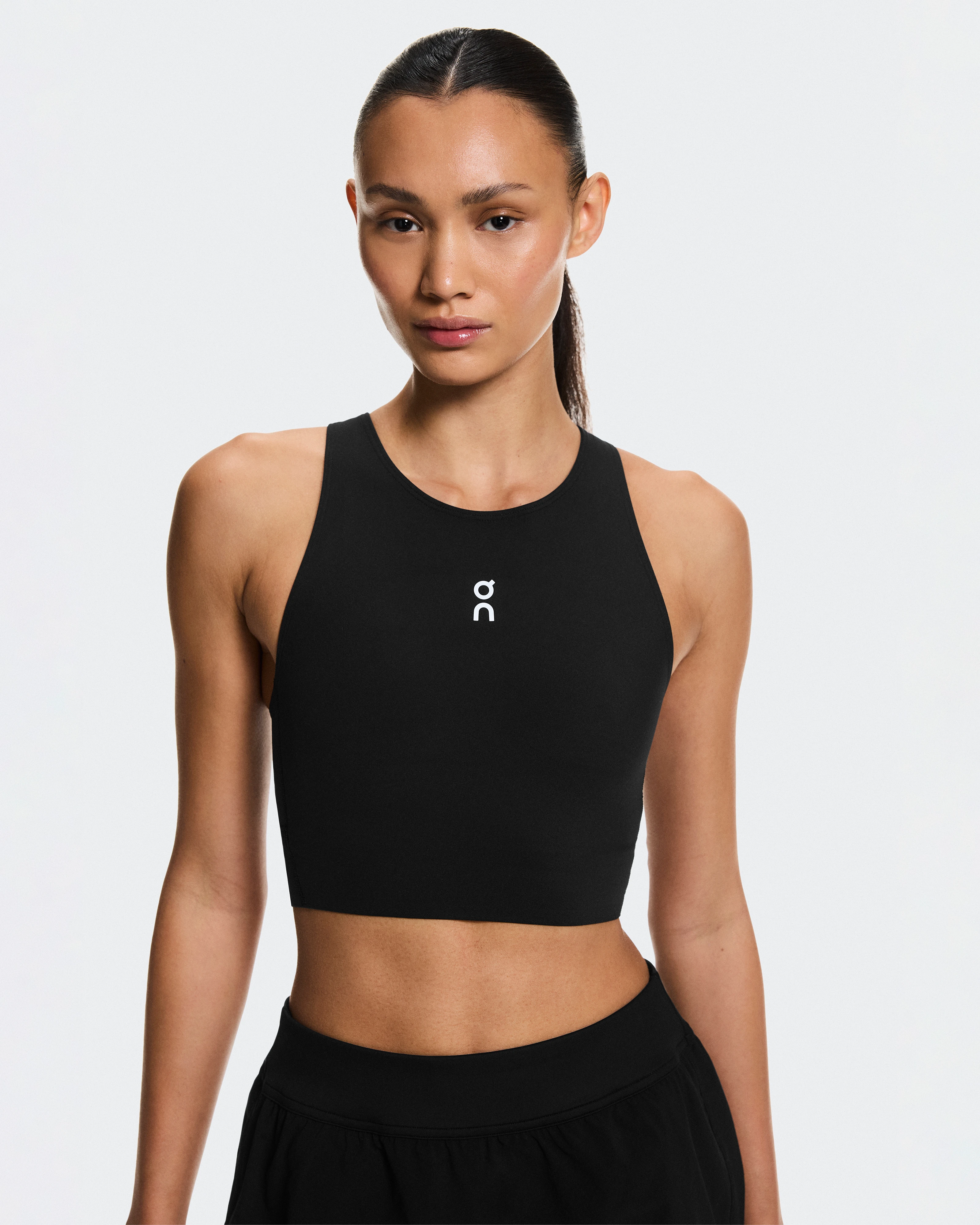 On Court Crop Top Black Women Tops and t-shirts