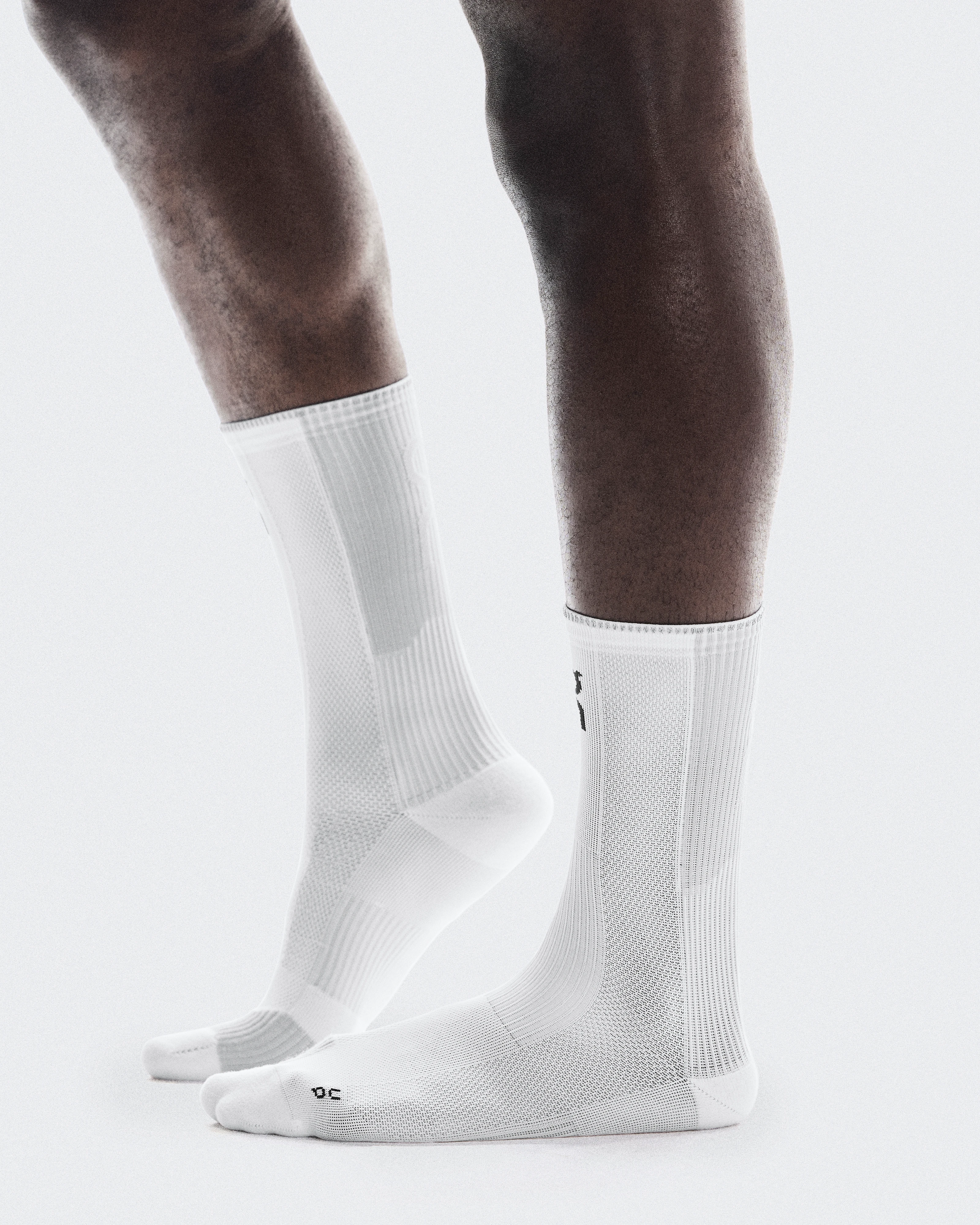 On Performance Run Sock High White & Glacier Unisex Socks