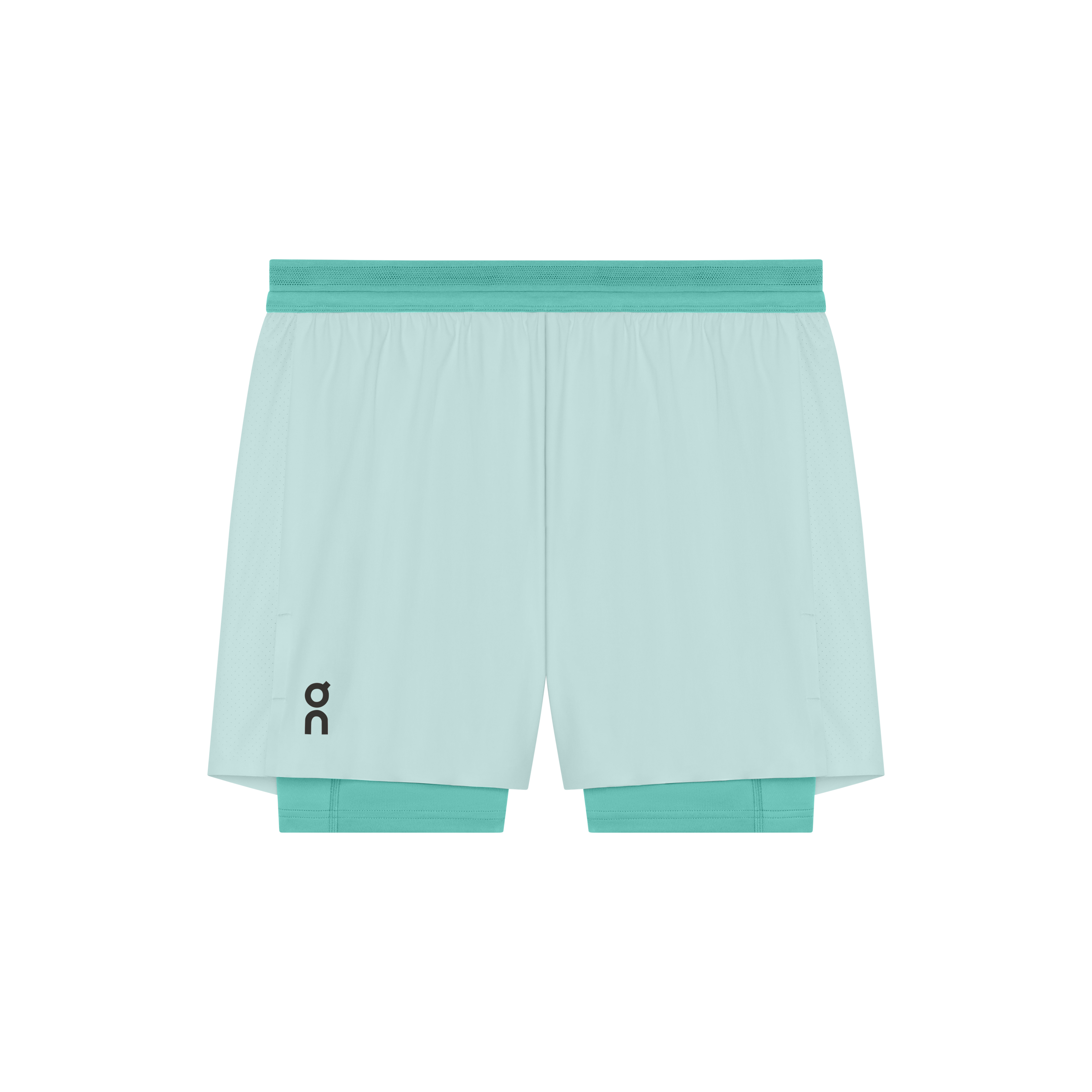5" Performance 2/1 Shorts in Flurry/Aquamarine