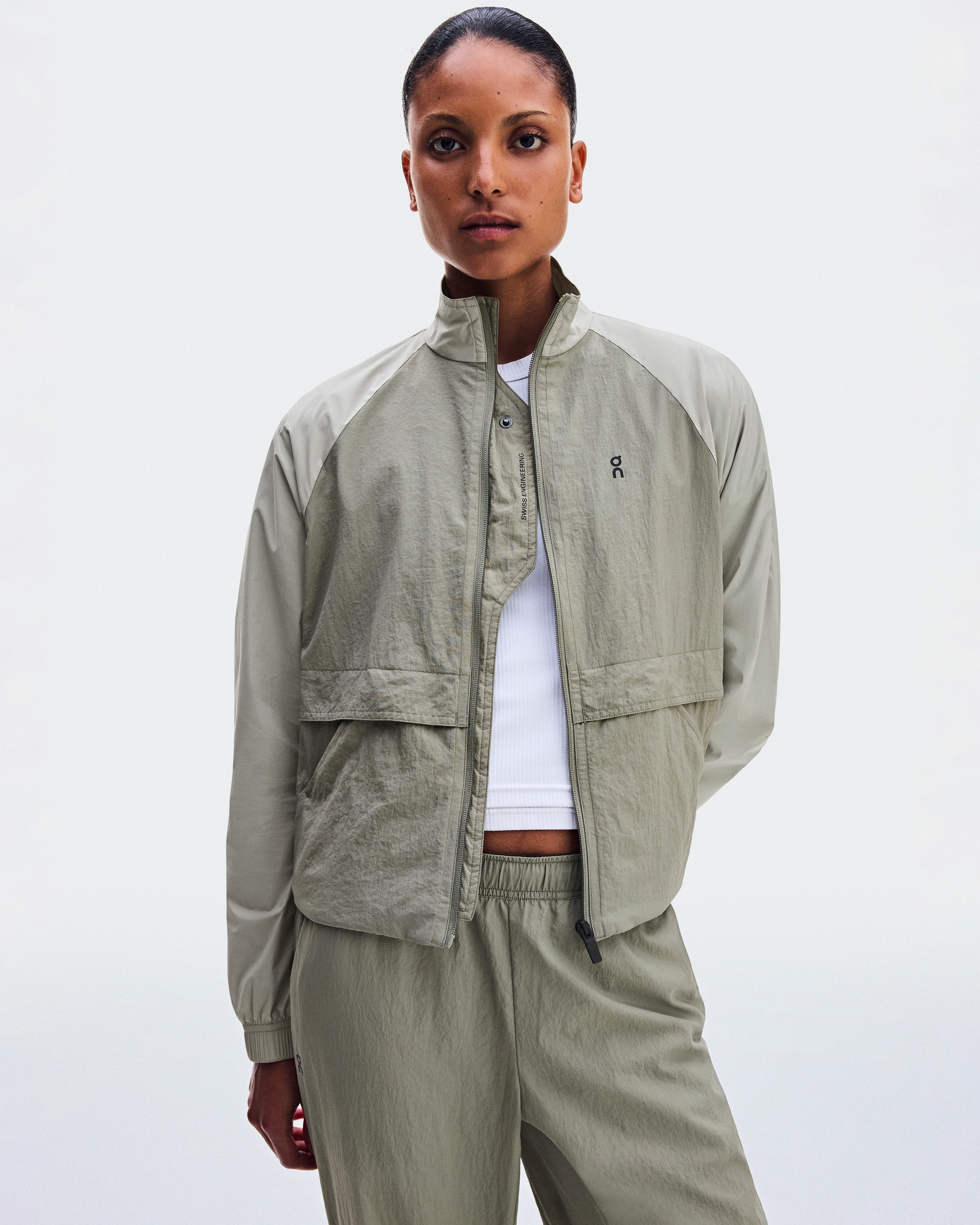 On All-Day Track Jacket Vetiver & Brume Women Track