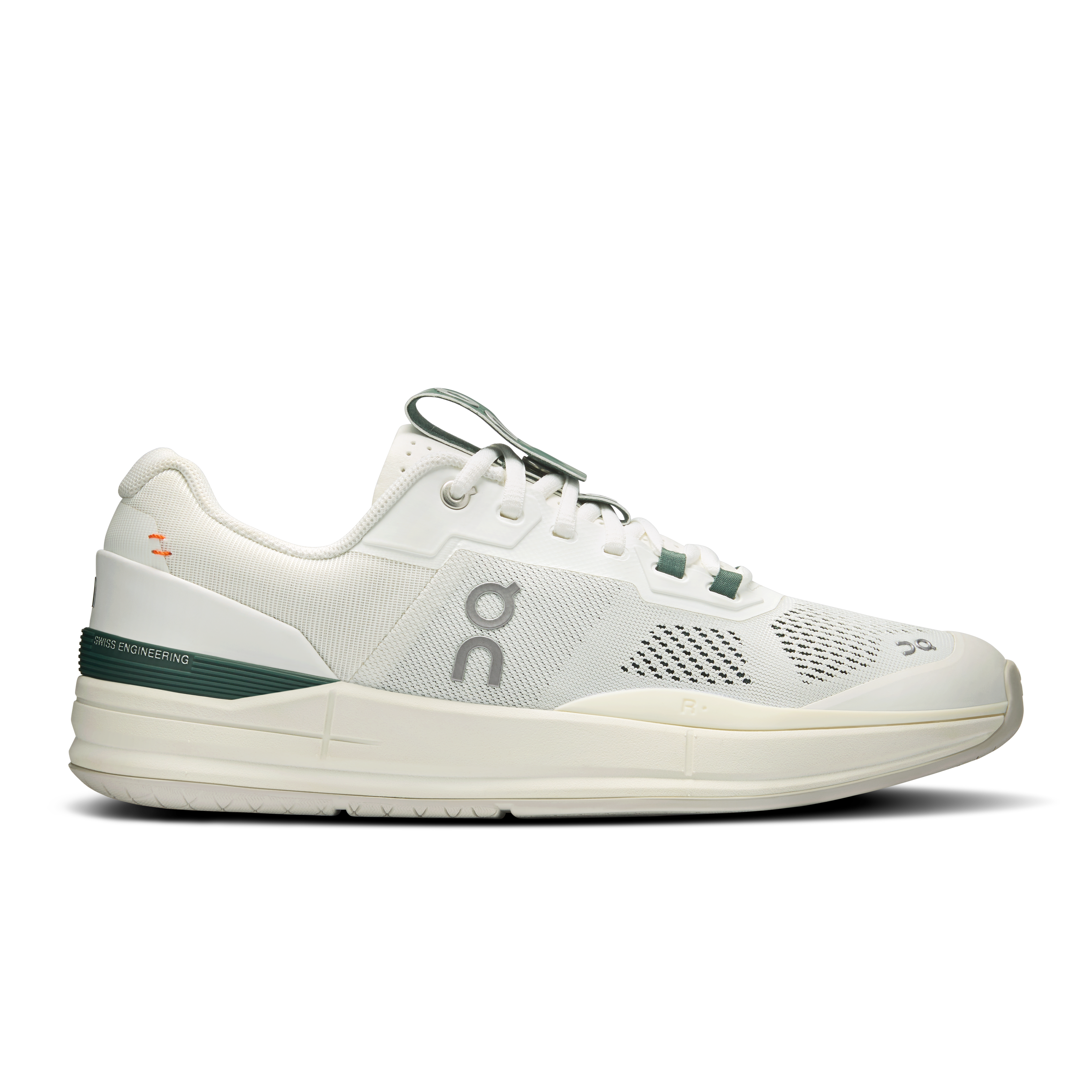 THE ROGER Pro Tennis Shoe in White/Evergreen