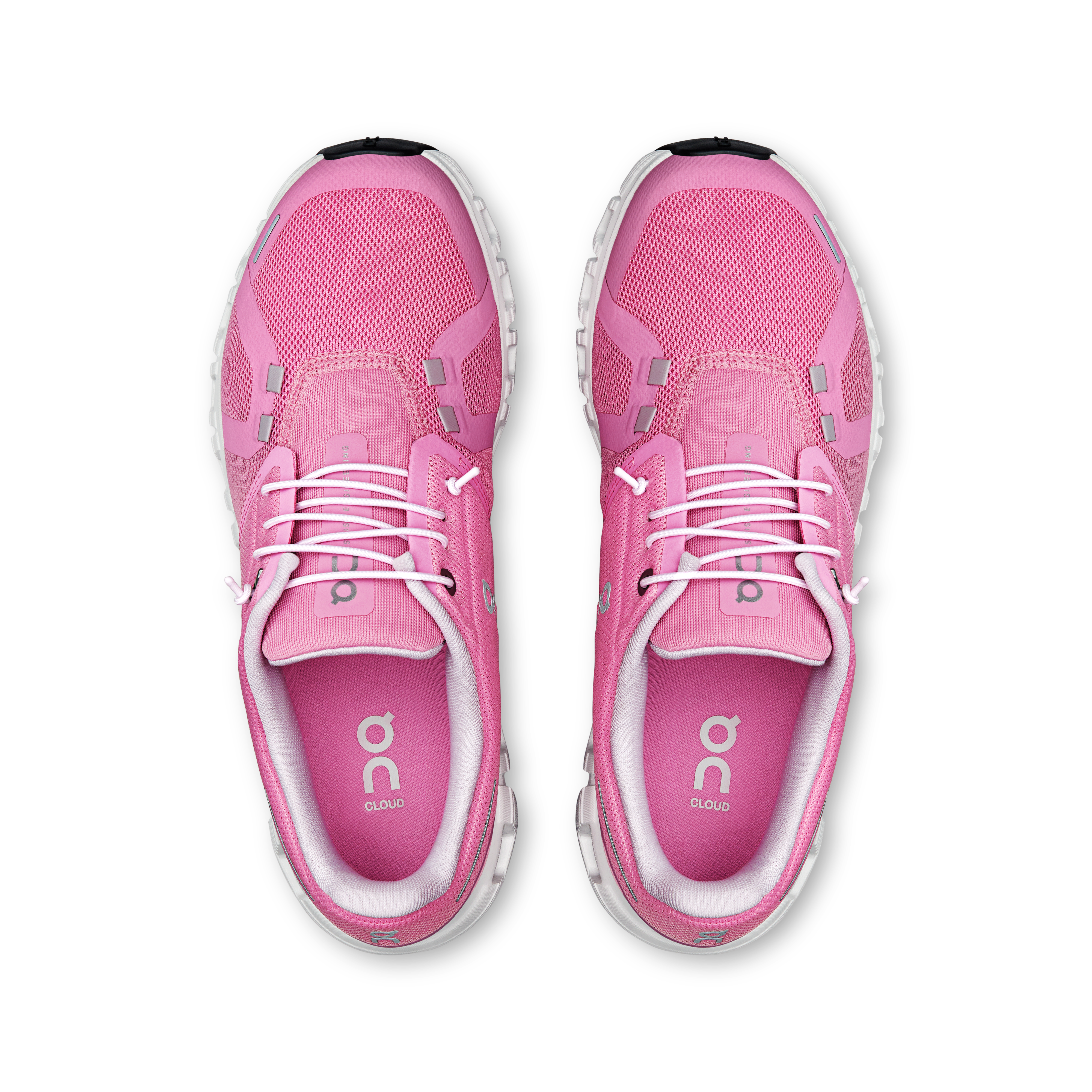 On Cloud 6 Raspberry & White Women Active life Shoes