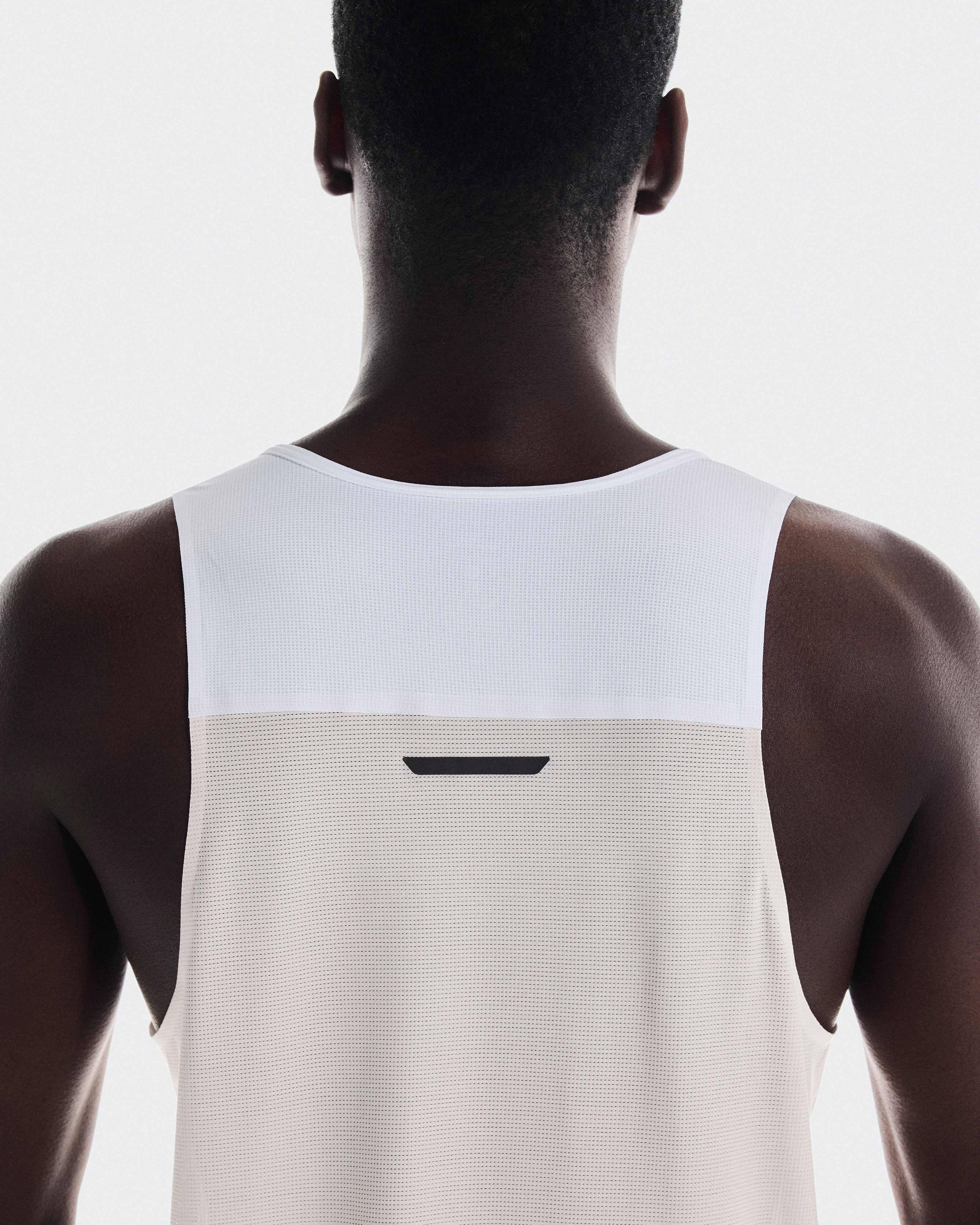 On Performance Tank White & Silver Men Tops and t-shirts