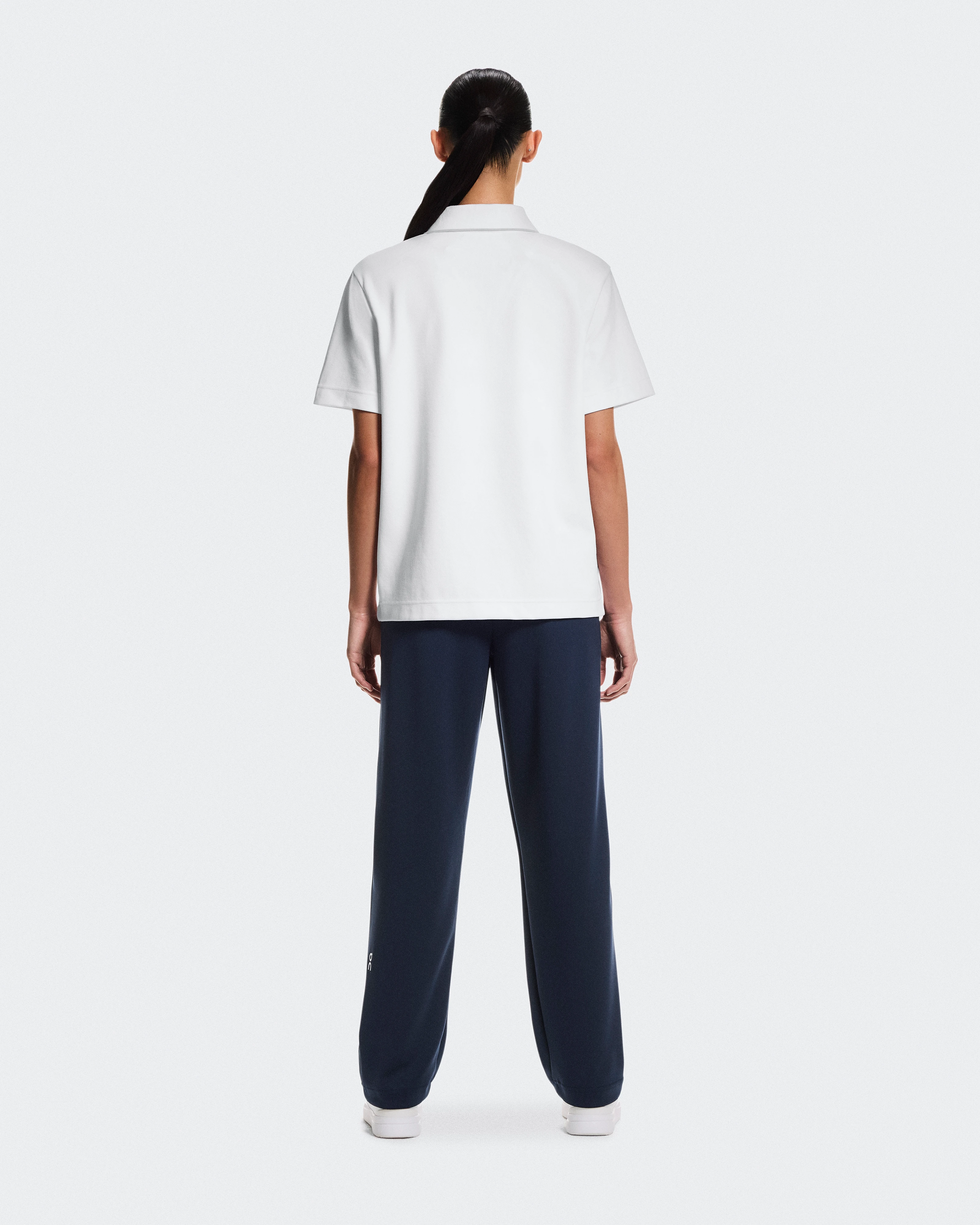 On Courtside Polo White & Sand Women Tops and t-shirts