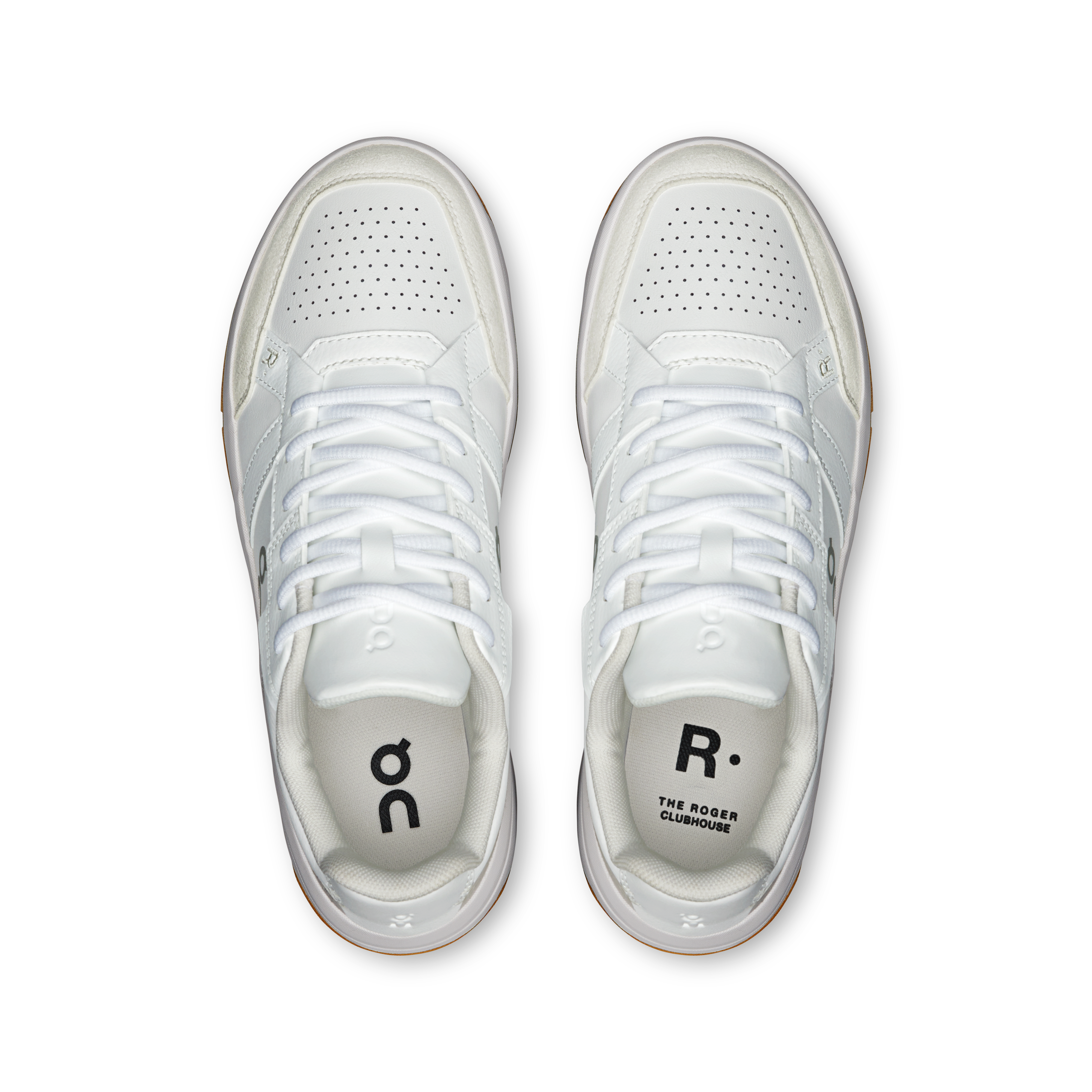 On THE ROGER Clubhouse White & Ivory Women Tennis Shoes