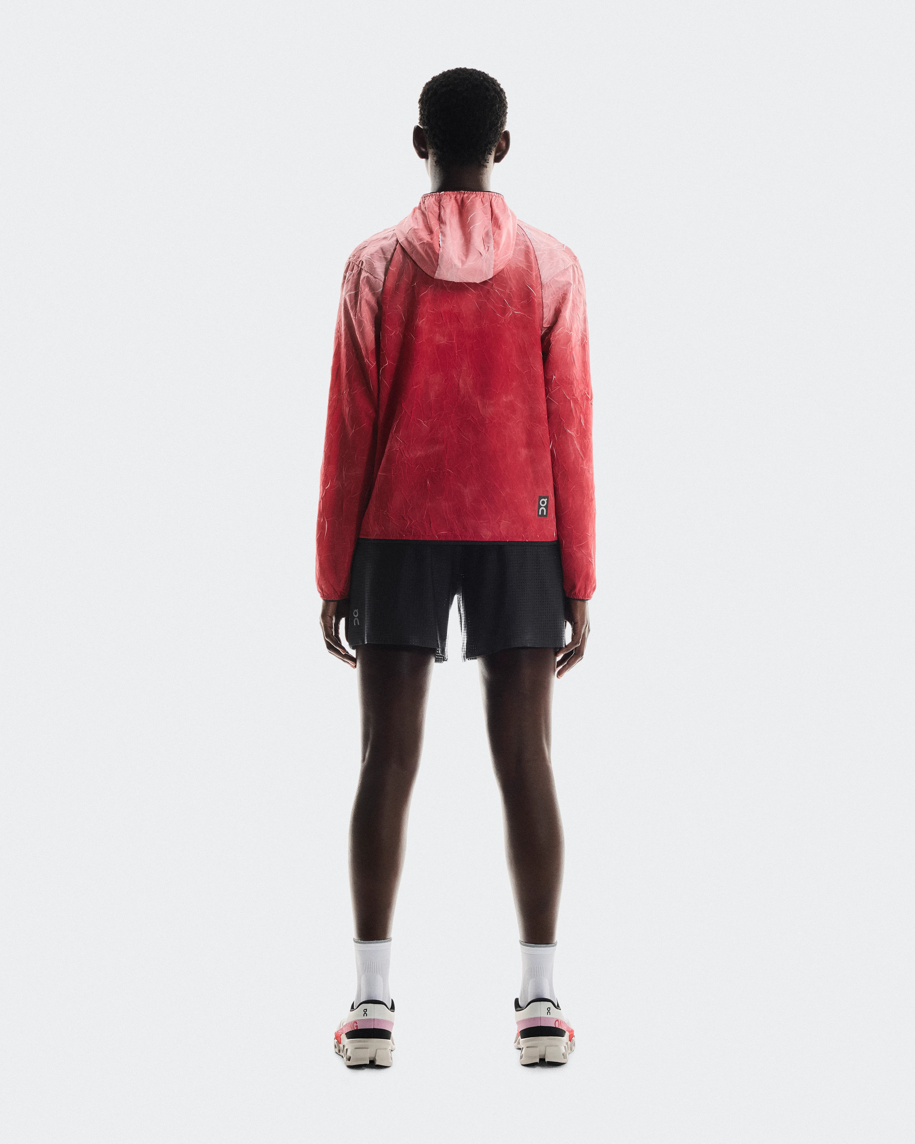 On Pace Run Jacket Red Women Jackets