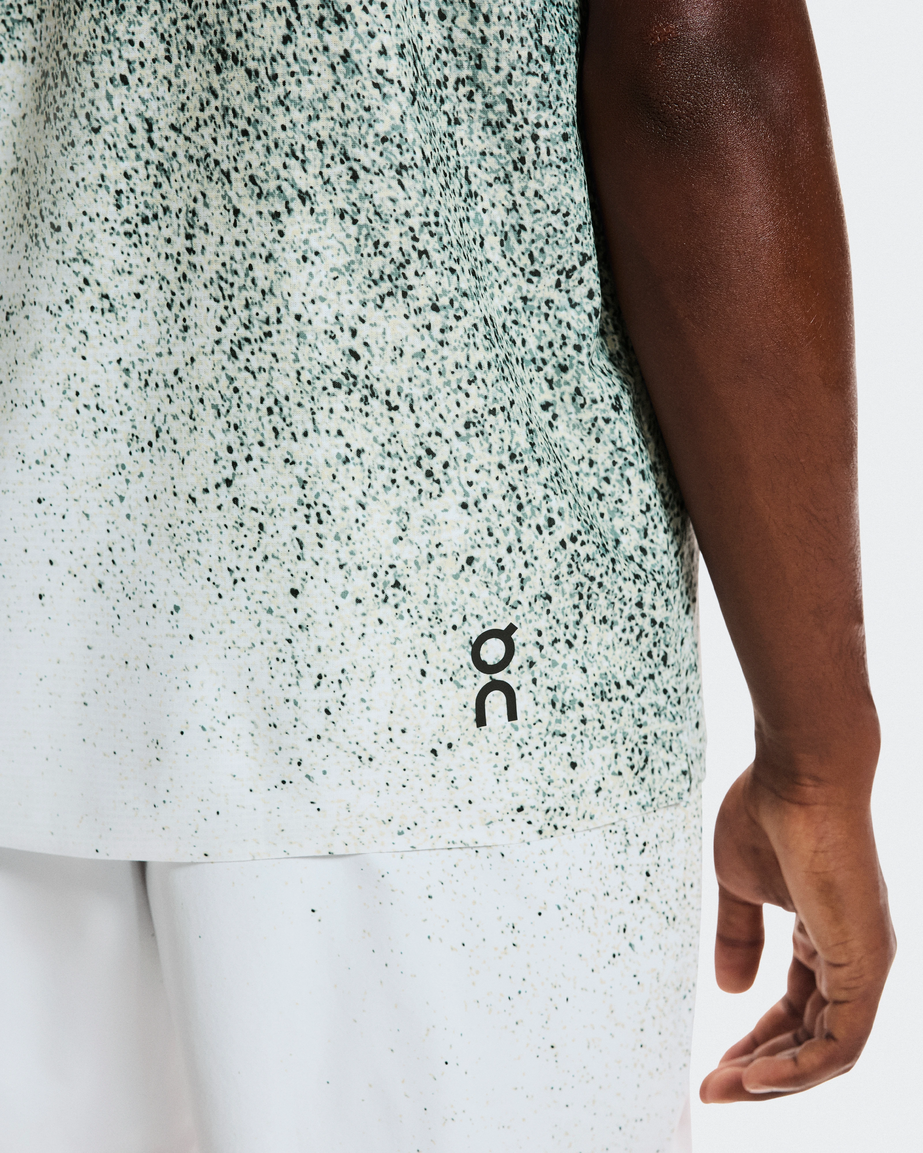 On Court-T Fade Mineral & White Men Tops and t-shirts