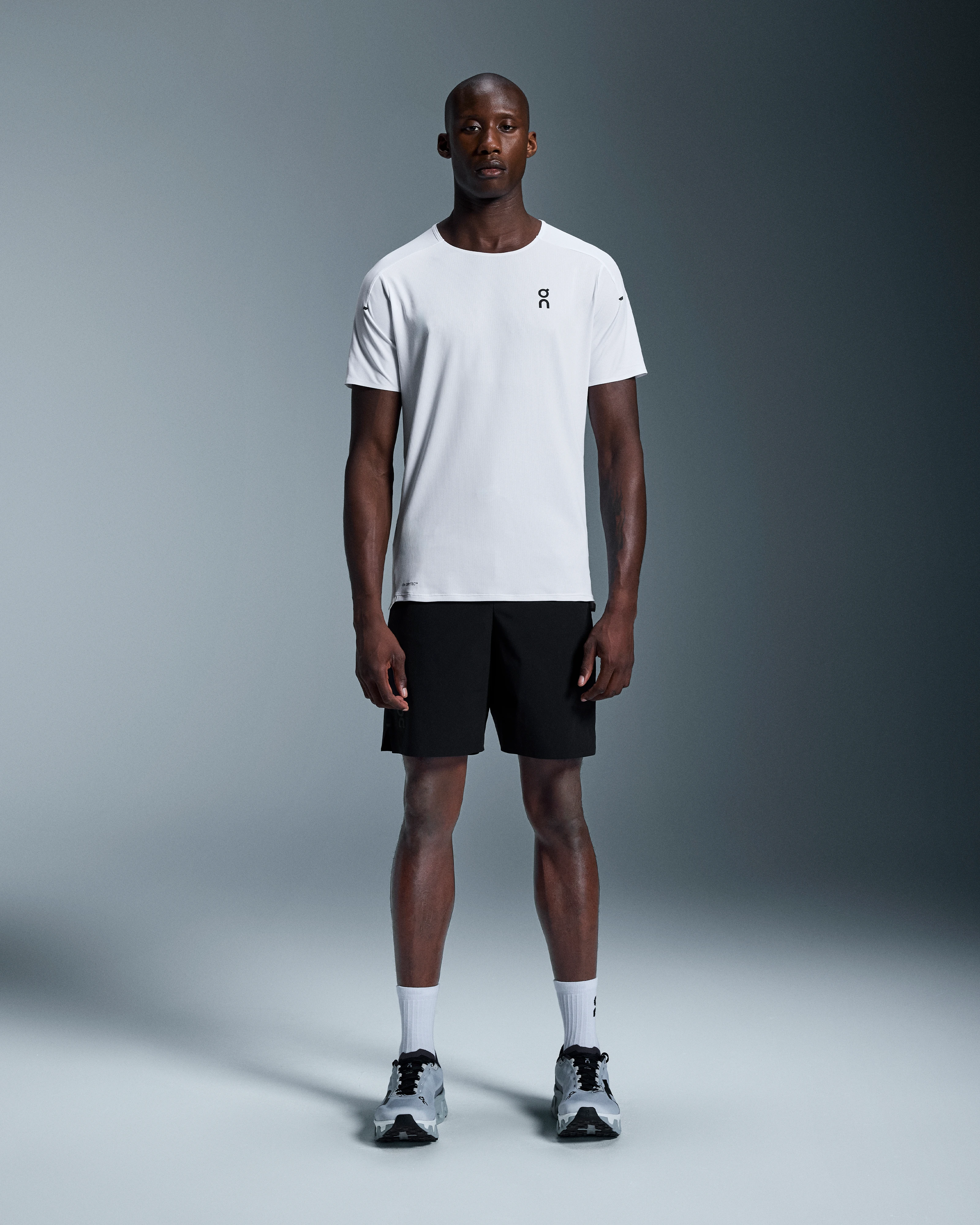 On Performance-T White & Silver Men Tops and t-shirts
