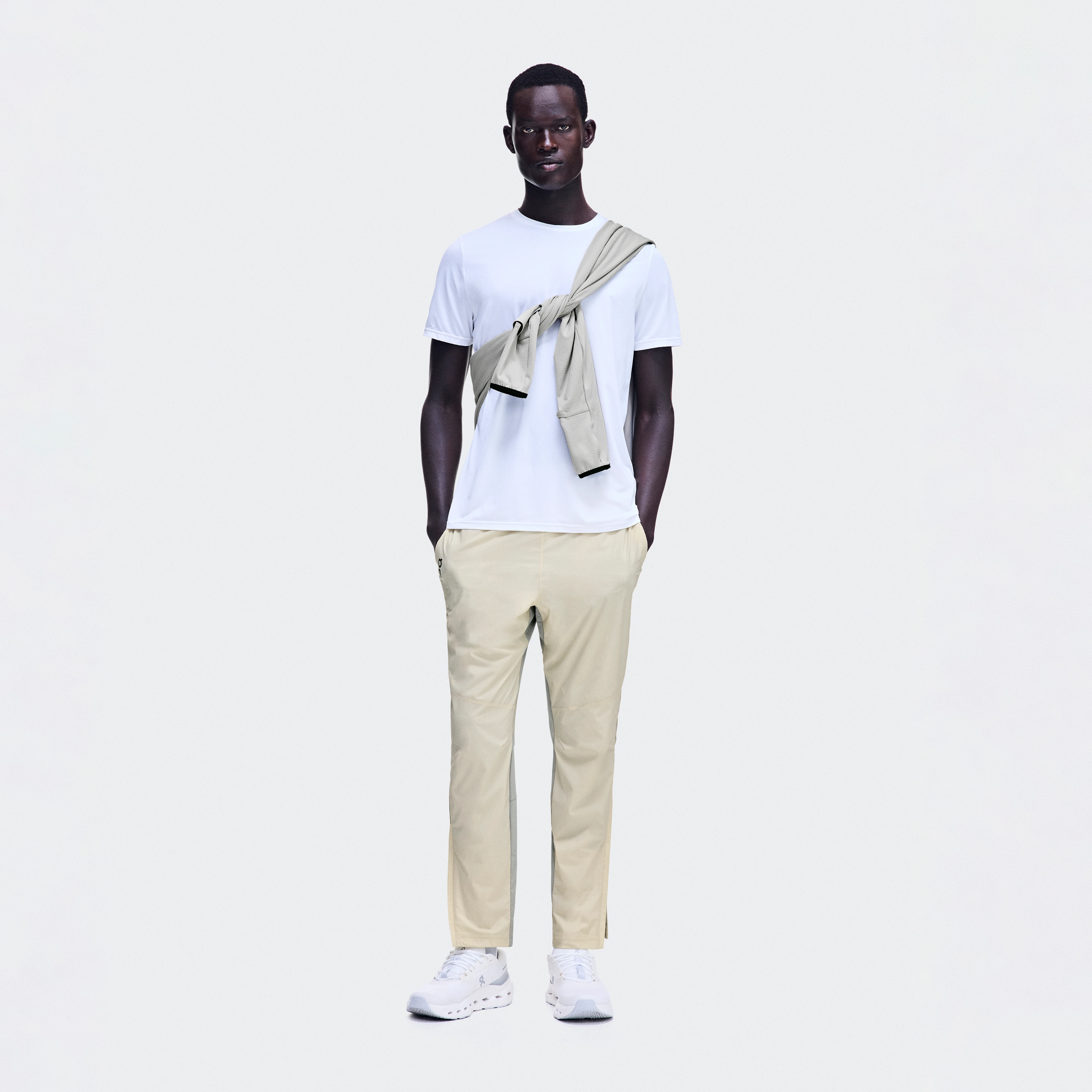 On Weather Pants Hare & Brume Men – Cool weather performance running, training Pants