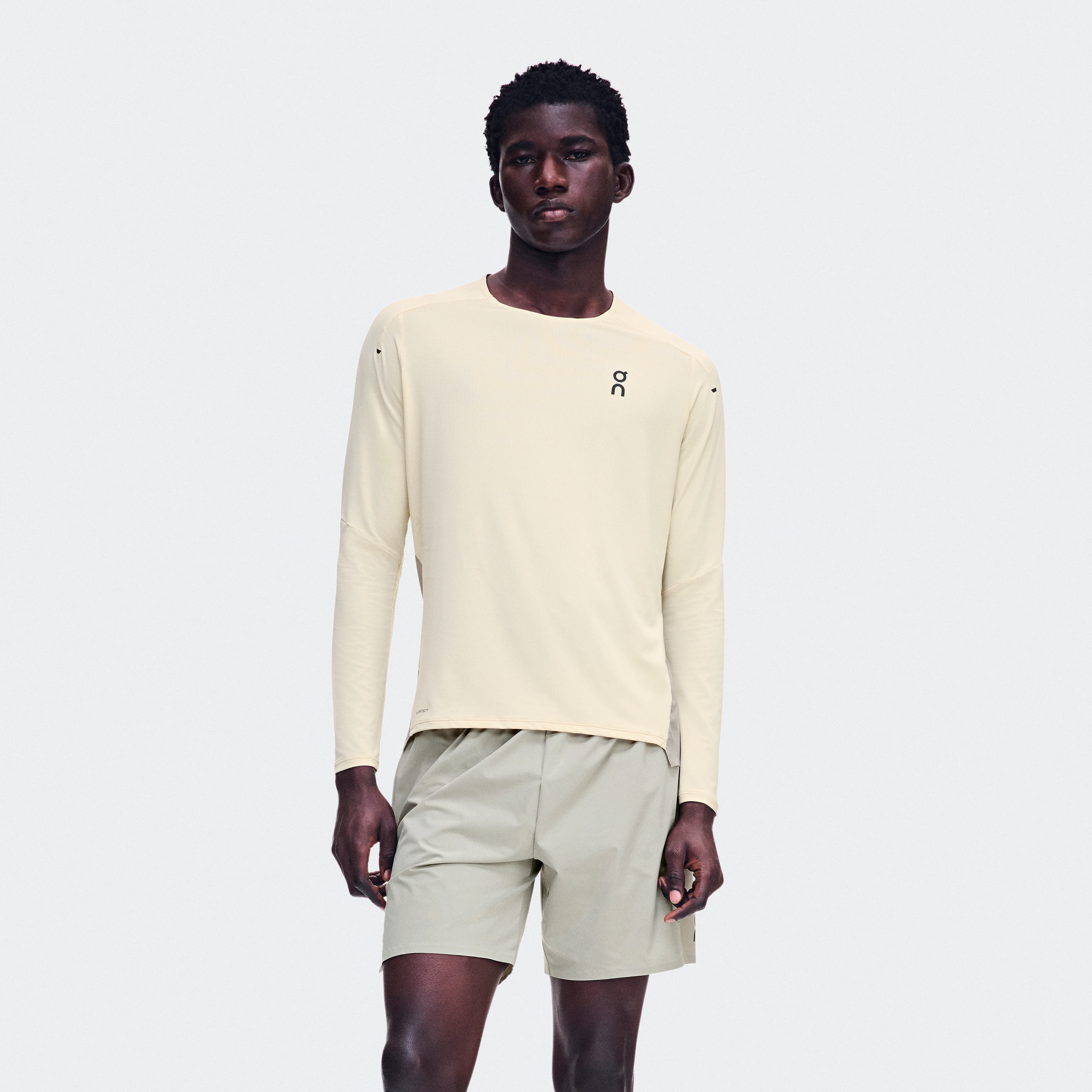 On Performance Long-T Hare & Brume Men – Running, training Tops and t-shirts