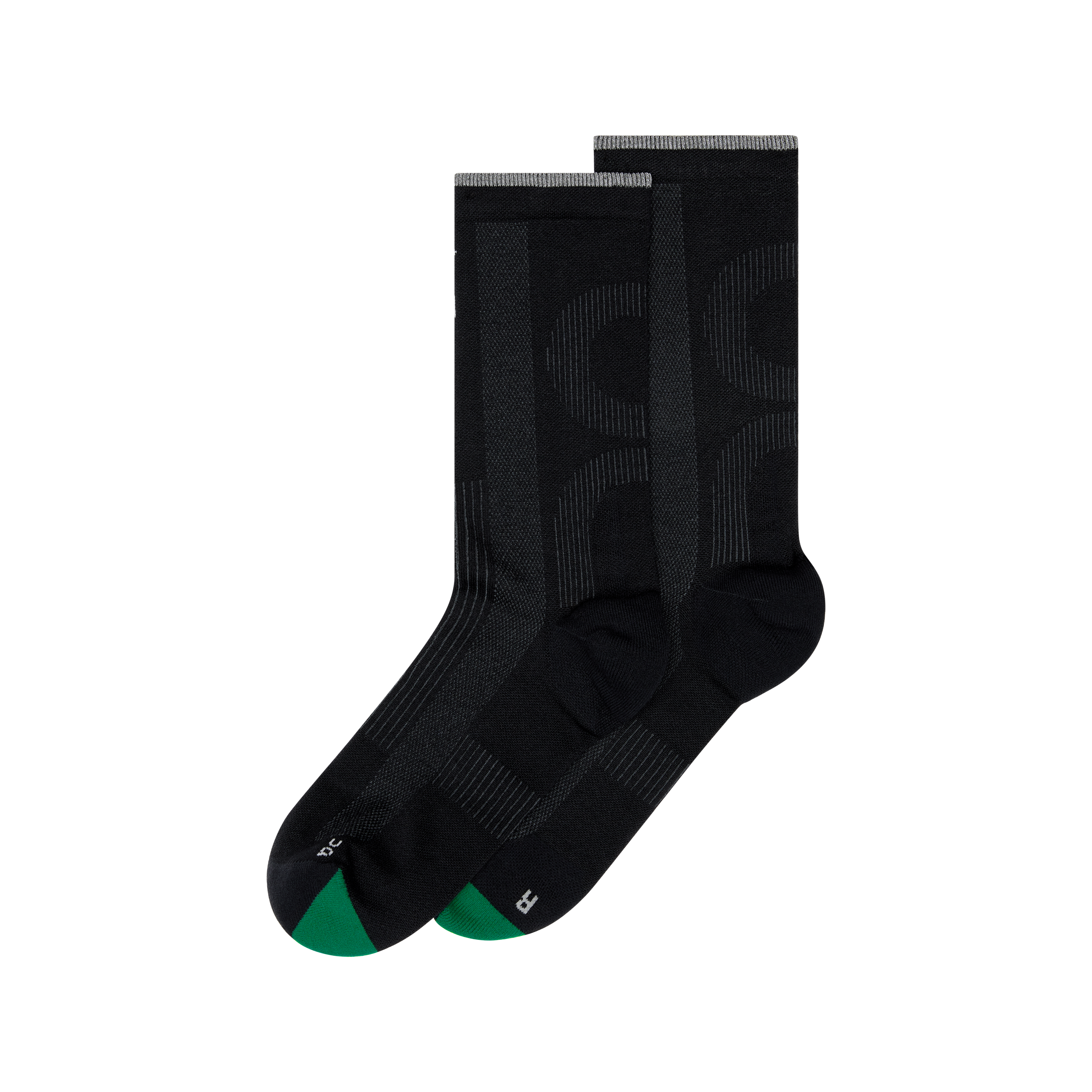 Elite Run Sock High in Black