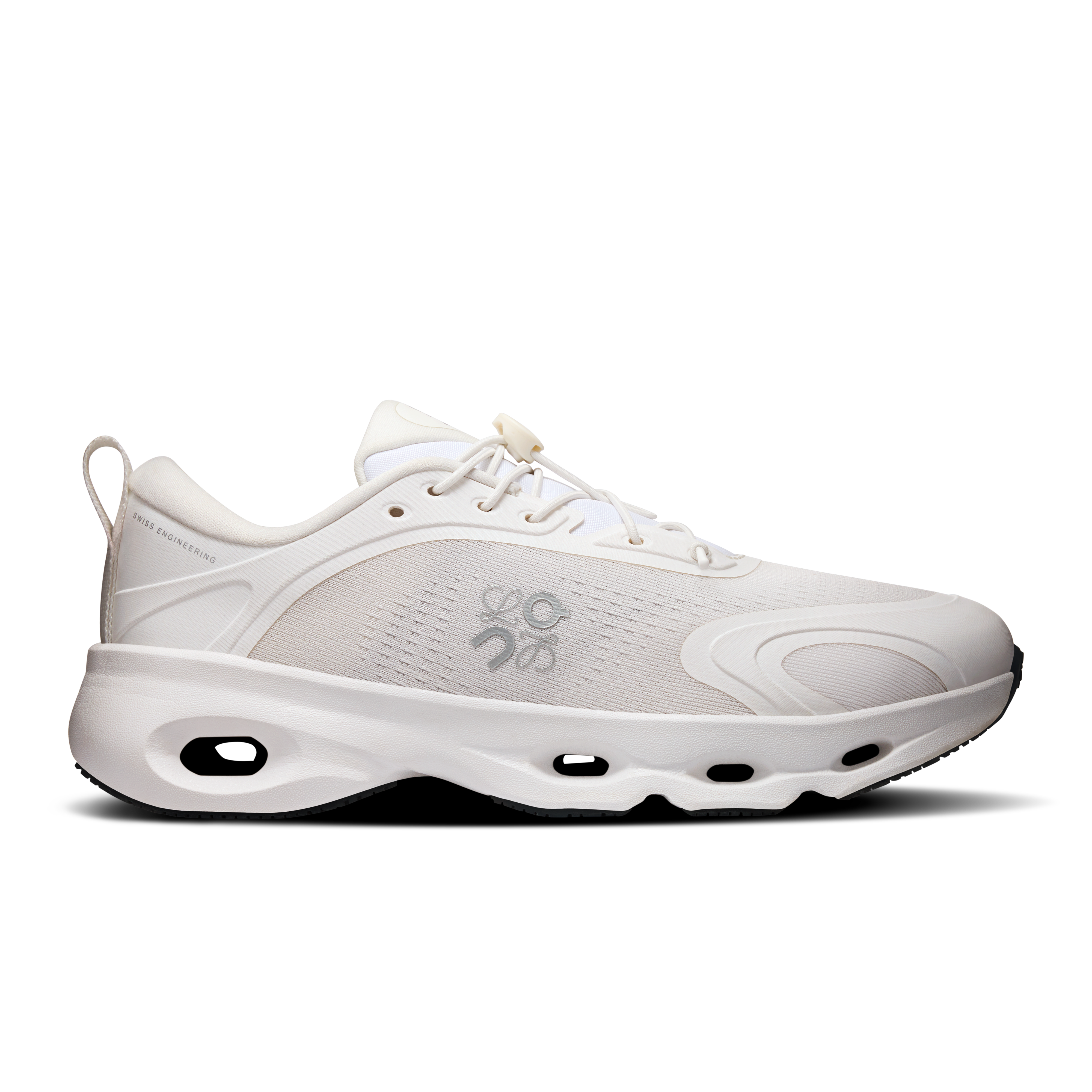 On Cloudsolo LOEWE White & Light Grey Women Active life Shoes