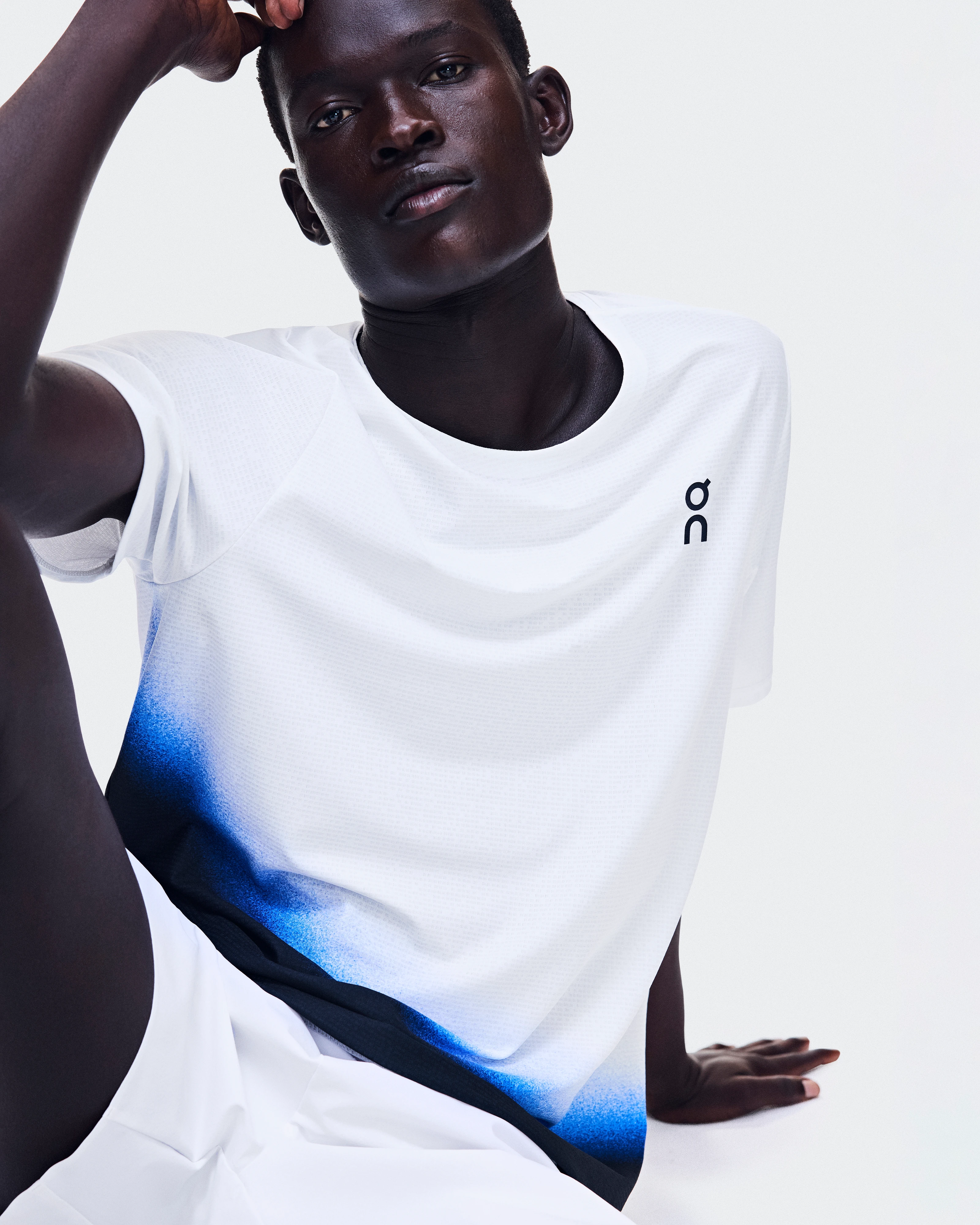 On Court-T Swing White & Jay Men Tops and t-shirts