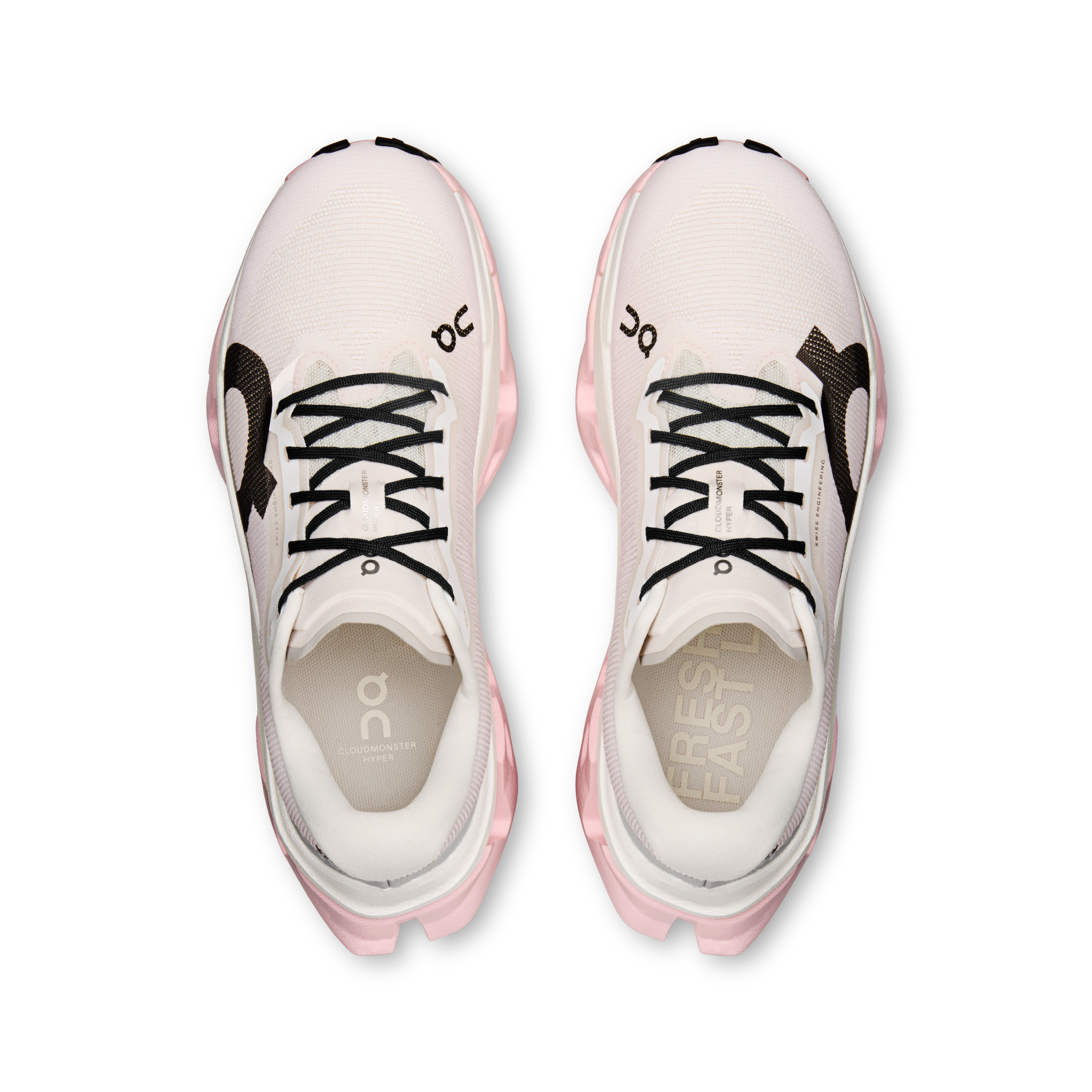 On Cloudmonster 3 Hyper Ivory & Peony Women Road running Shoes