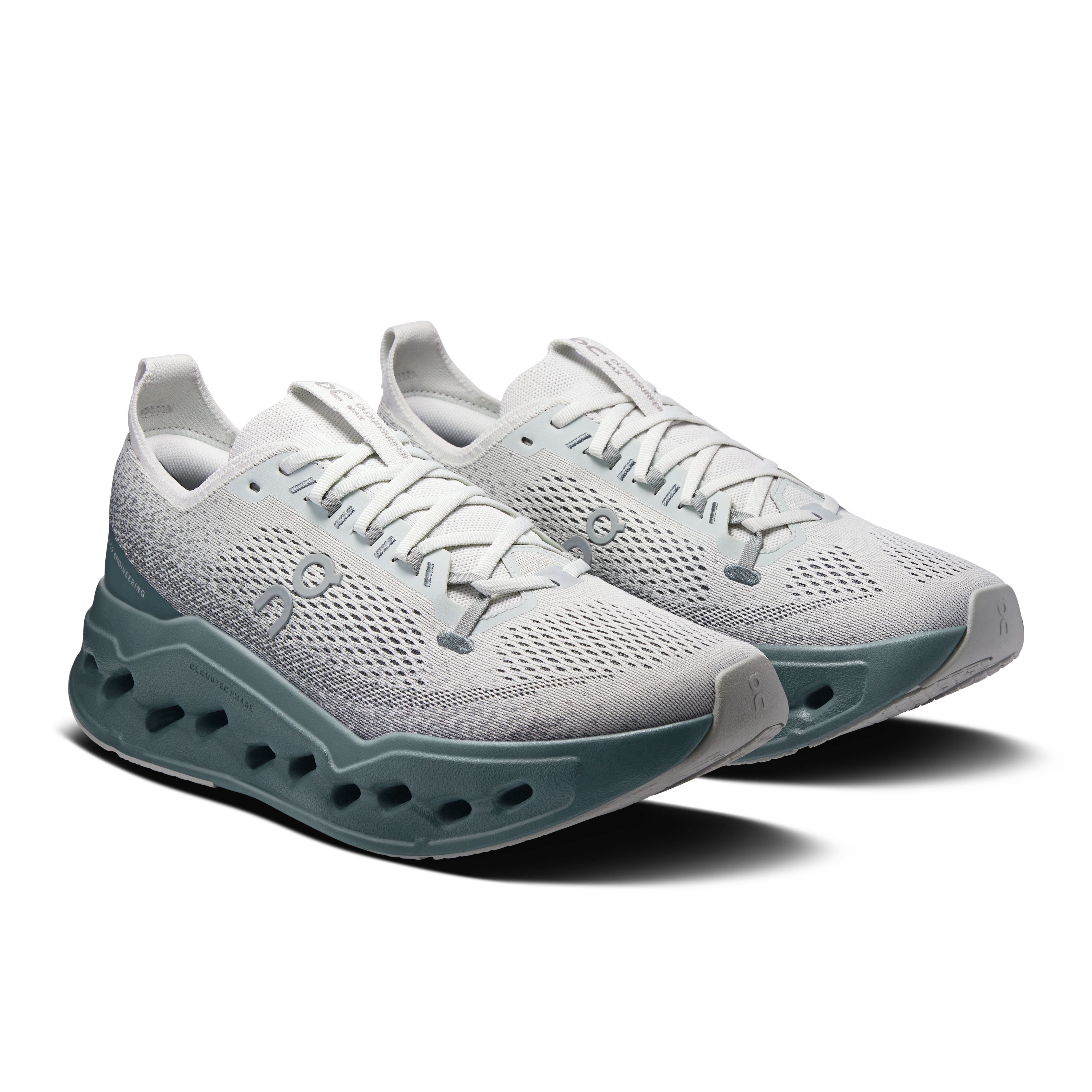 On Cloudsurfer Max Iceberg & Olive Men Road running Shoes
