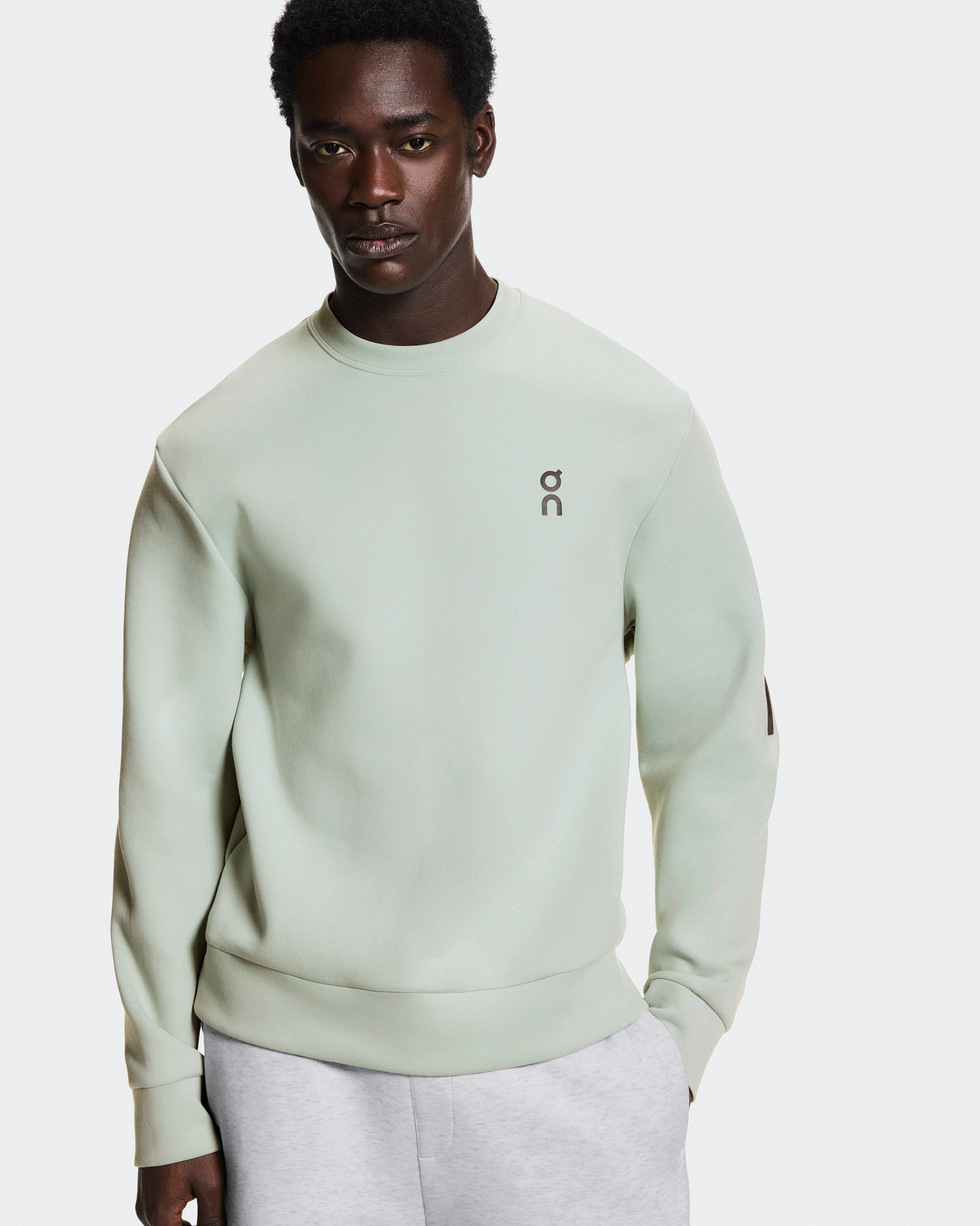 On Focus Tech Crew Mineral Men Hoodies and sweatshirts