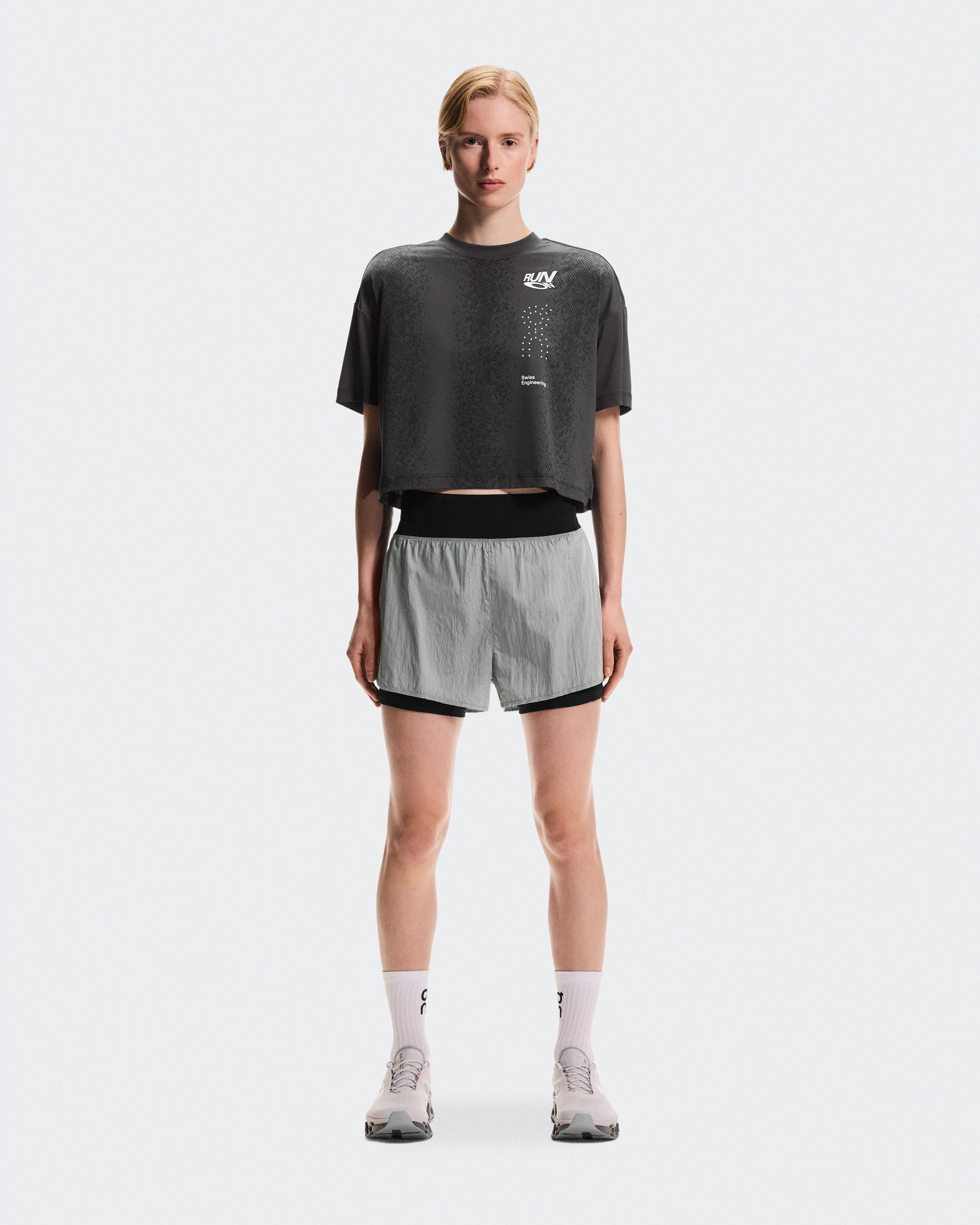 On Performance Volt Shorts Glacier Women Shorts
