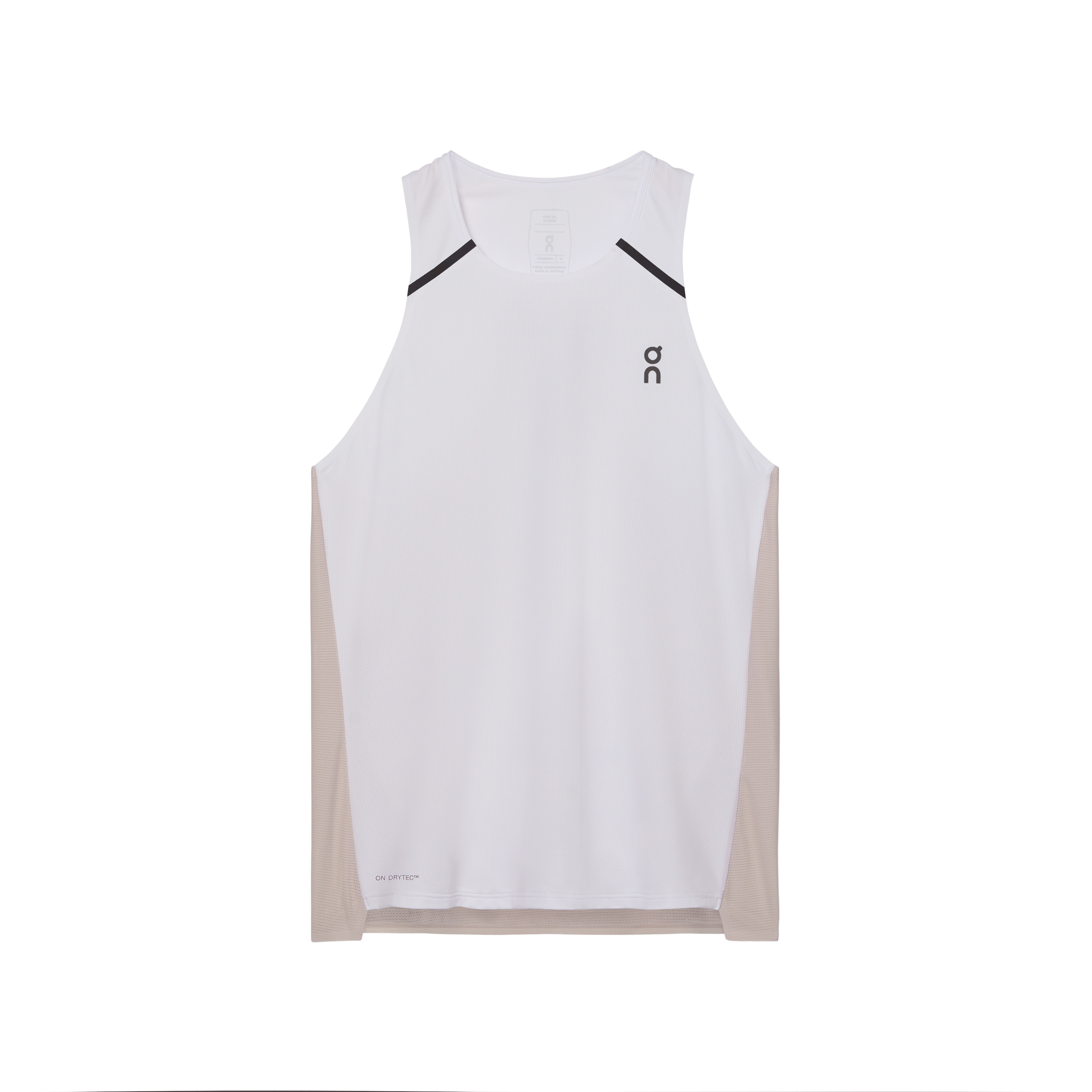 Performance Tank Top in White/Silver
